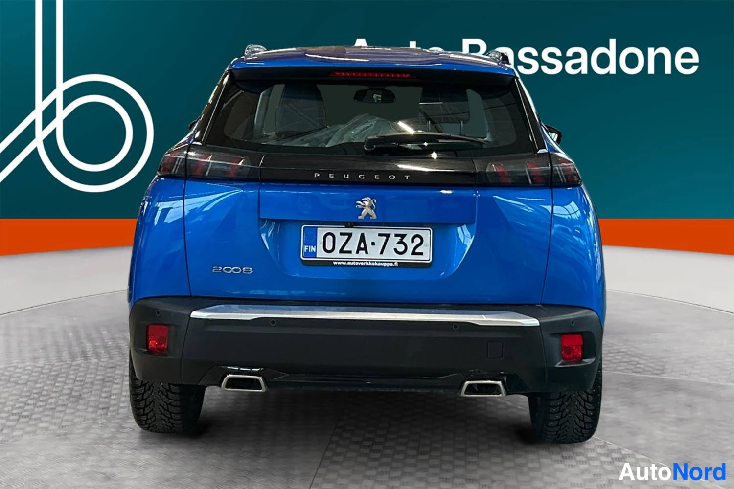 Sininen Peugeot 2008 2020, takaa, kuva 8