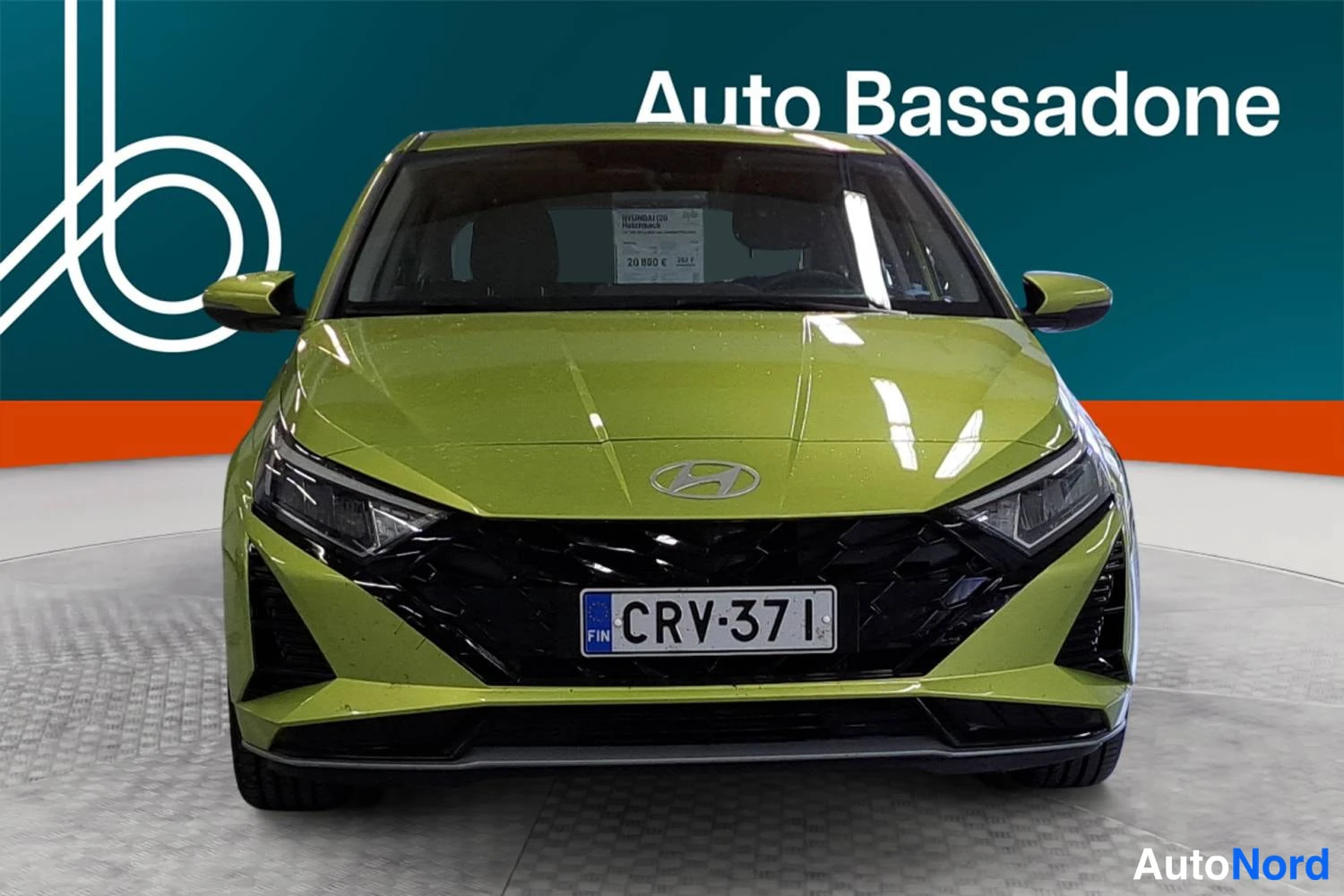Vihreä Hyundai I20 2024, edestä, kuva 4