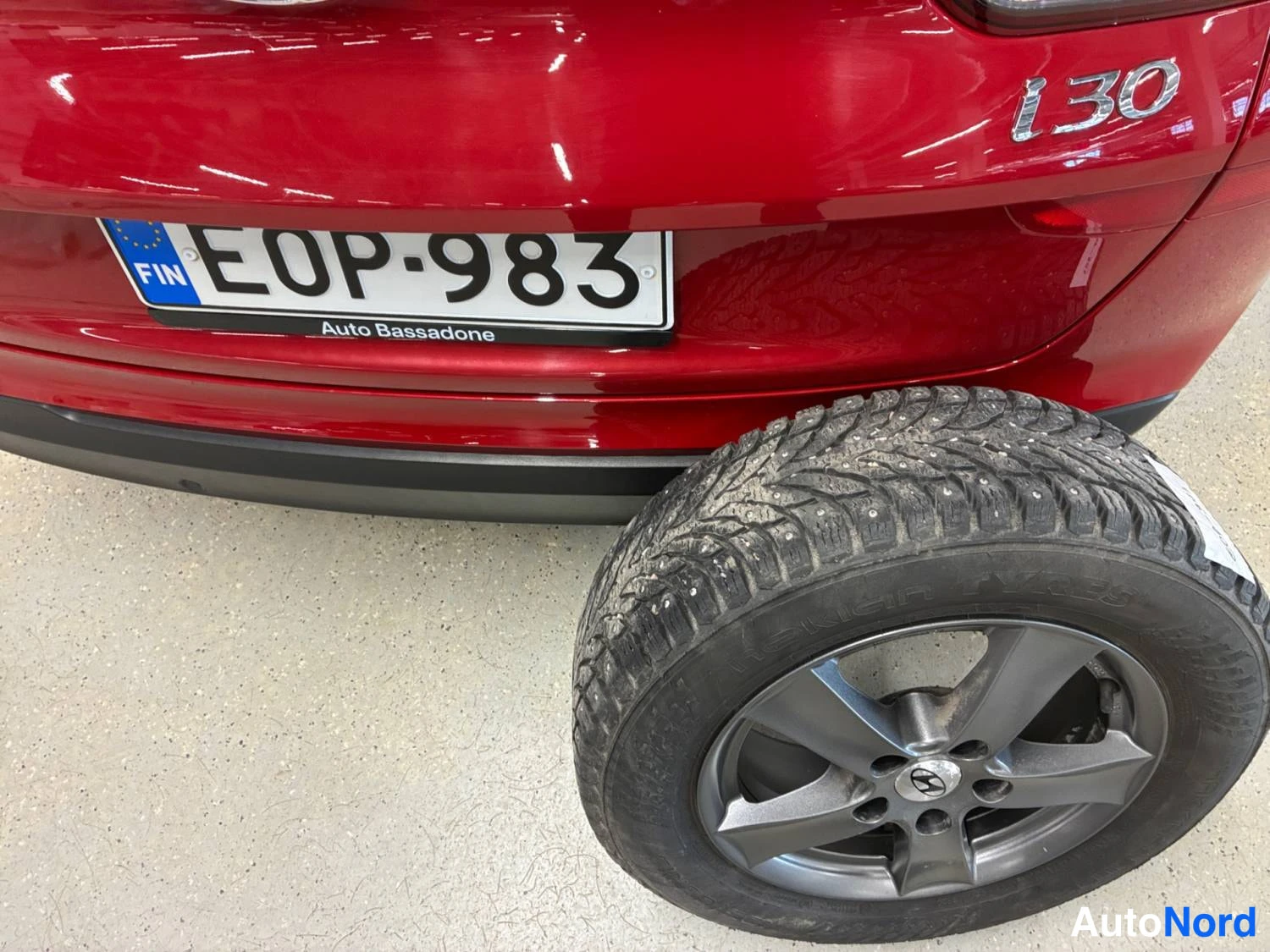 Punainen Hyundai I30 2021, takaa, kuva 9