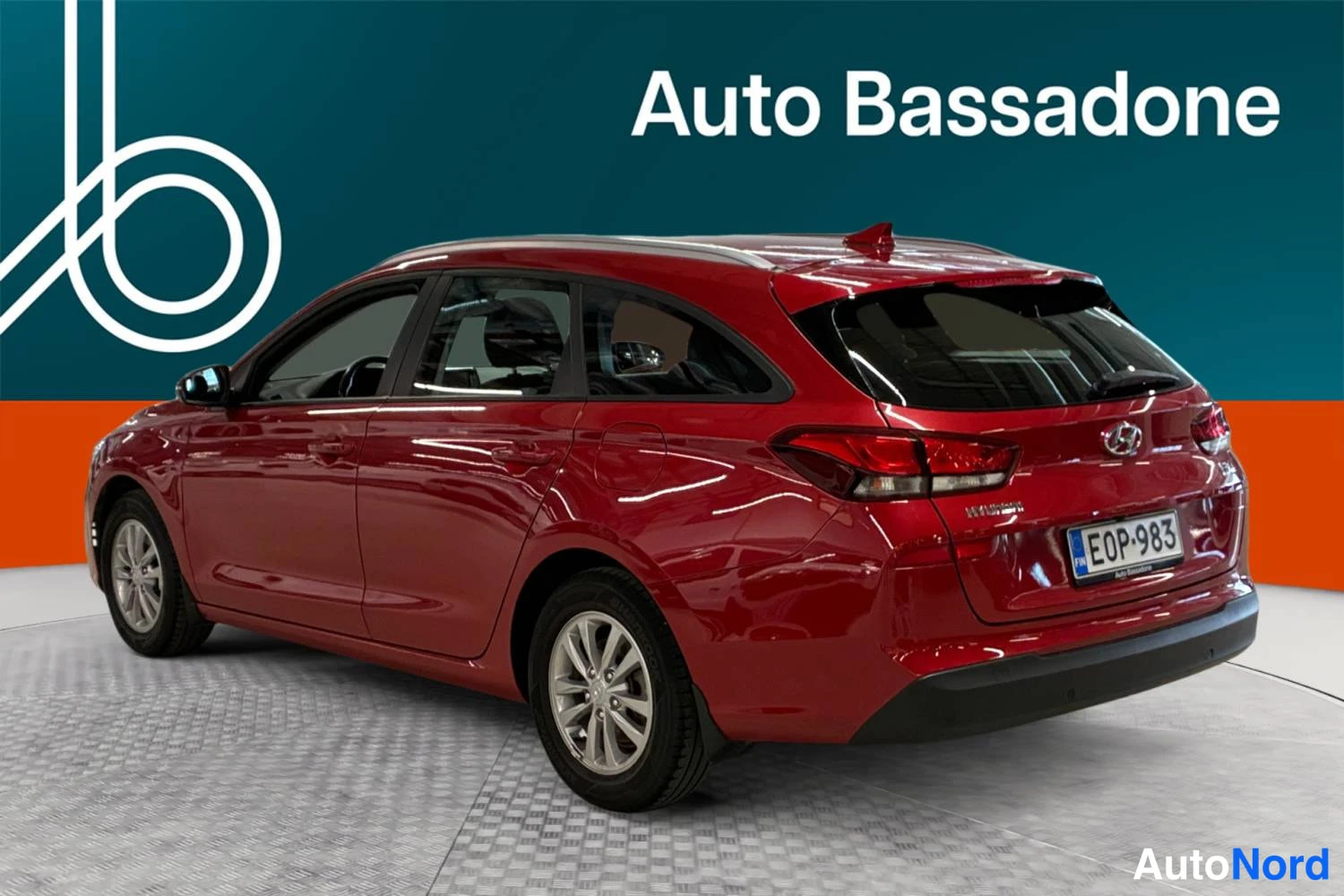 Punainen Hyundai I30 2021, takaviisto, kuva 7