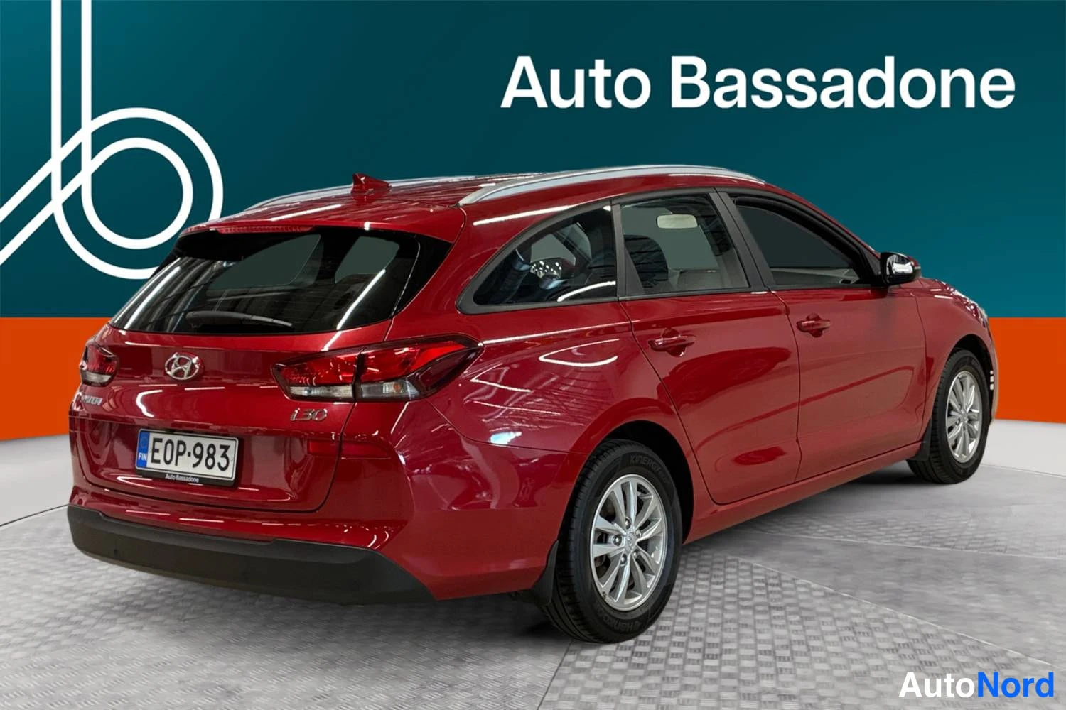 Punainen Hyundai I30 2021, takaviisto, kuva 8
