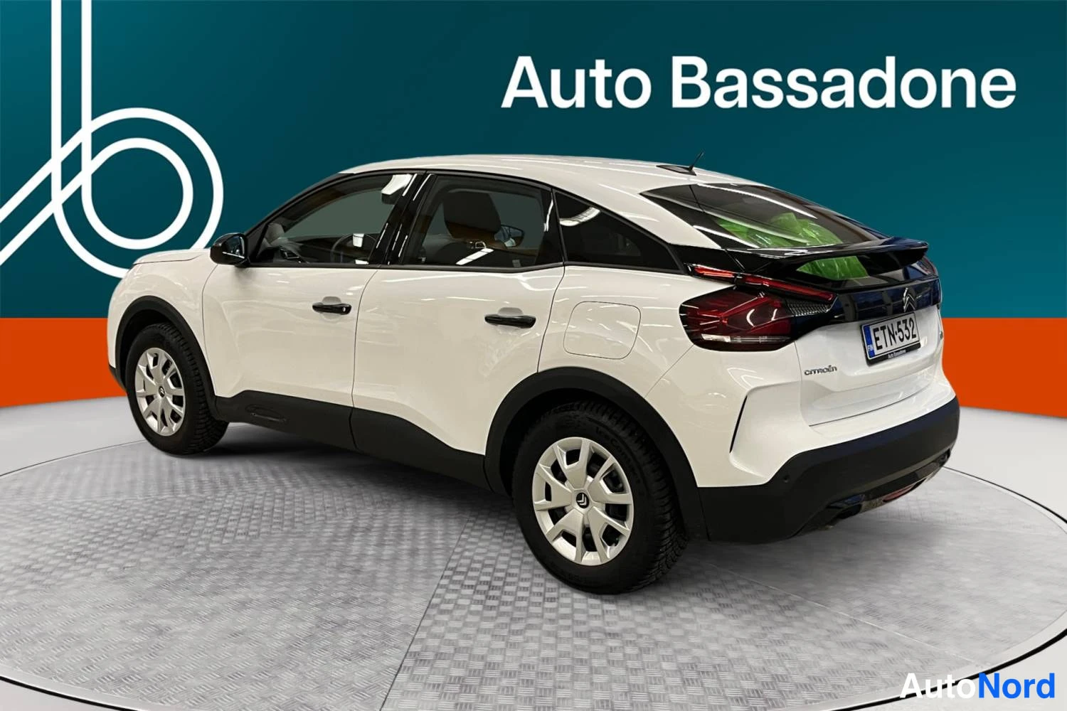 Valkoinen Citroen C4 2021, takaviisto, kuva 6
