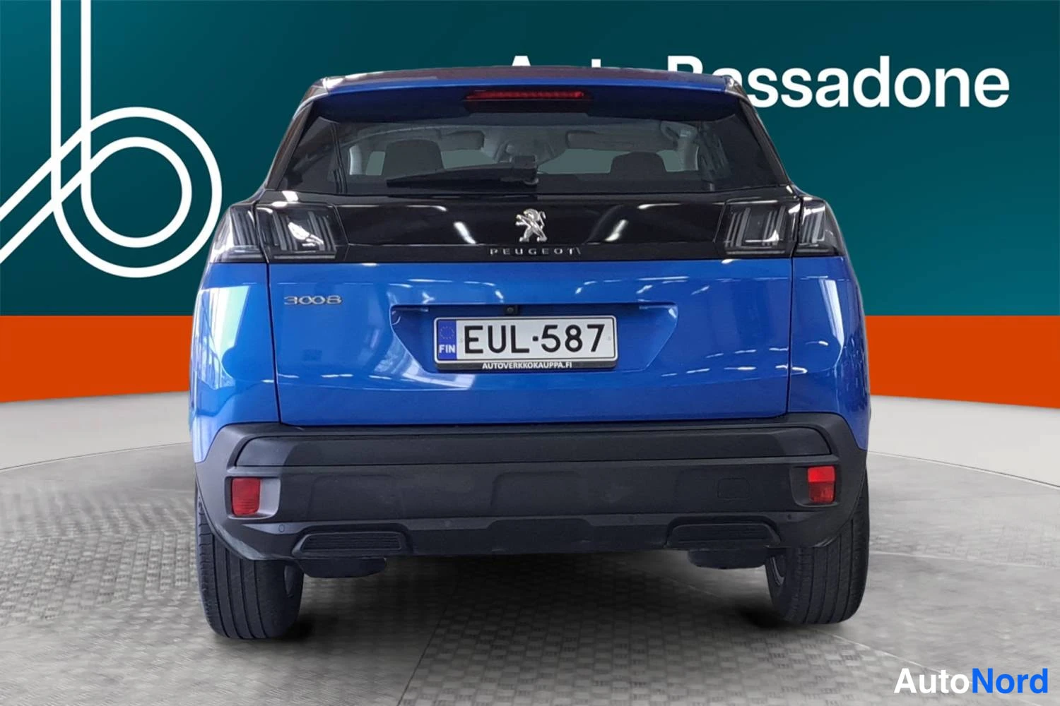 Sininen Peugeot 3008 2022, takaa, kuva 8
