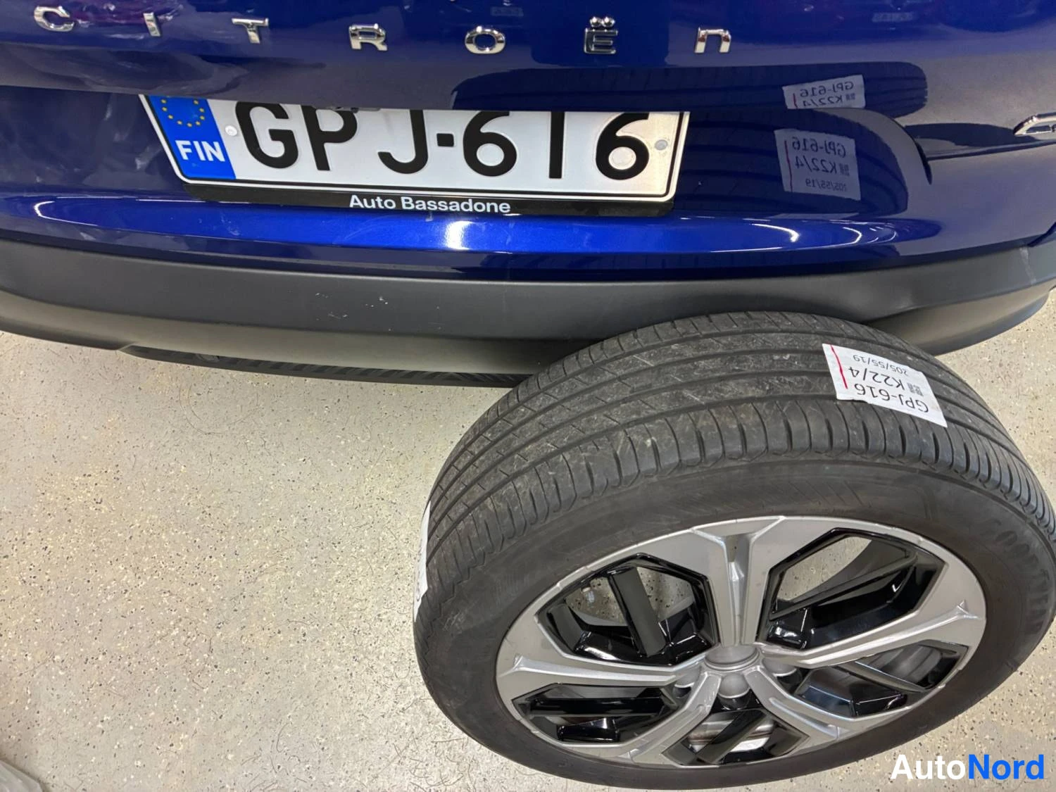Sininen Citroen C5 x 2023, takaa, kuva 9