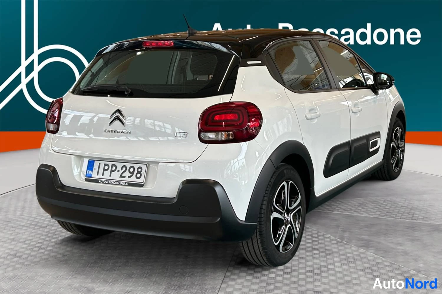 Valkoinen Citroen C3 2022, takaviisto, kuva 8