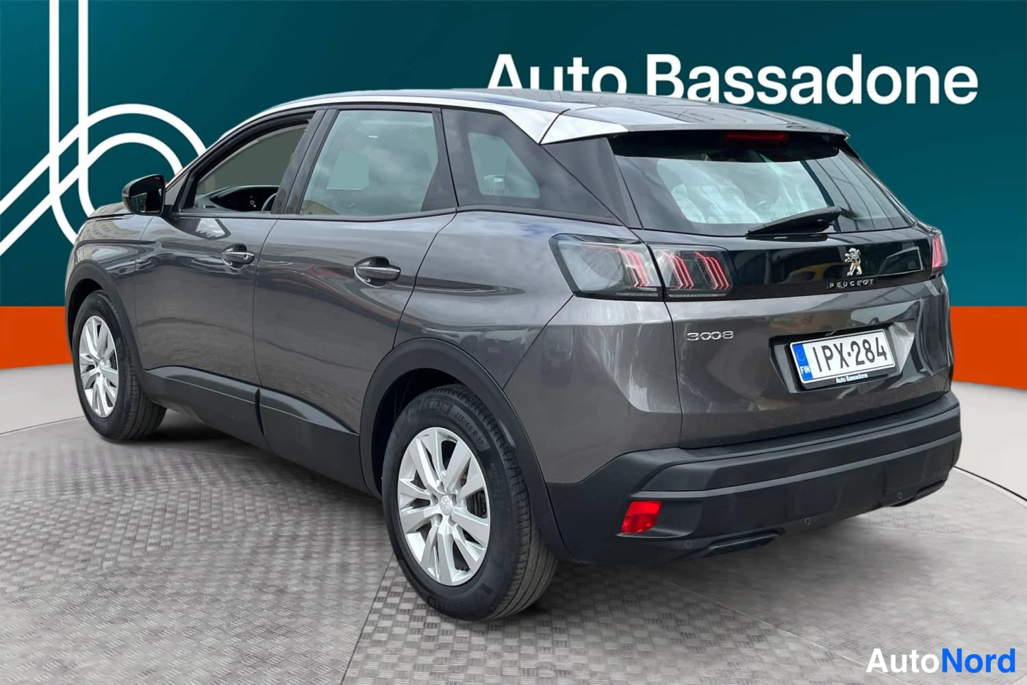 Harmaa Peugeot 3008 2022, takaviisto, kuva 7