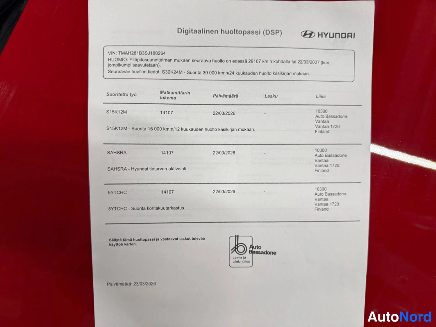 Punainen Hyundai I30 2025, kuva 25