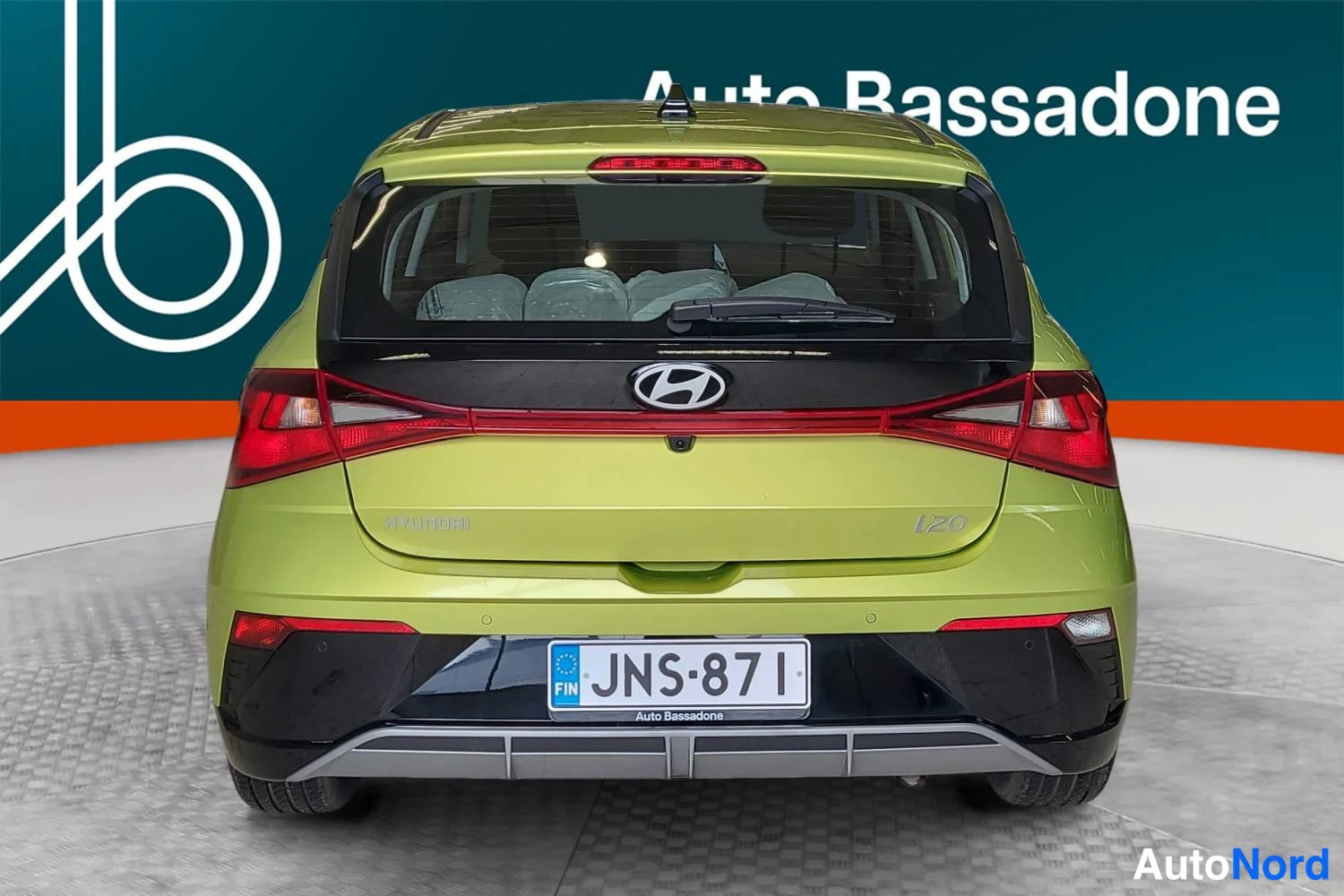 Vihreä Hyundai I20 2025, takaa, kuva 9