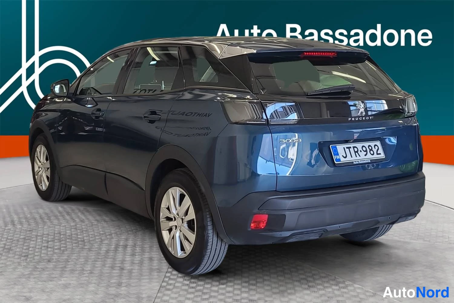 Sininen Peugeot 3008 2022, takaviisto, kuva 6