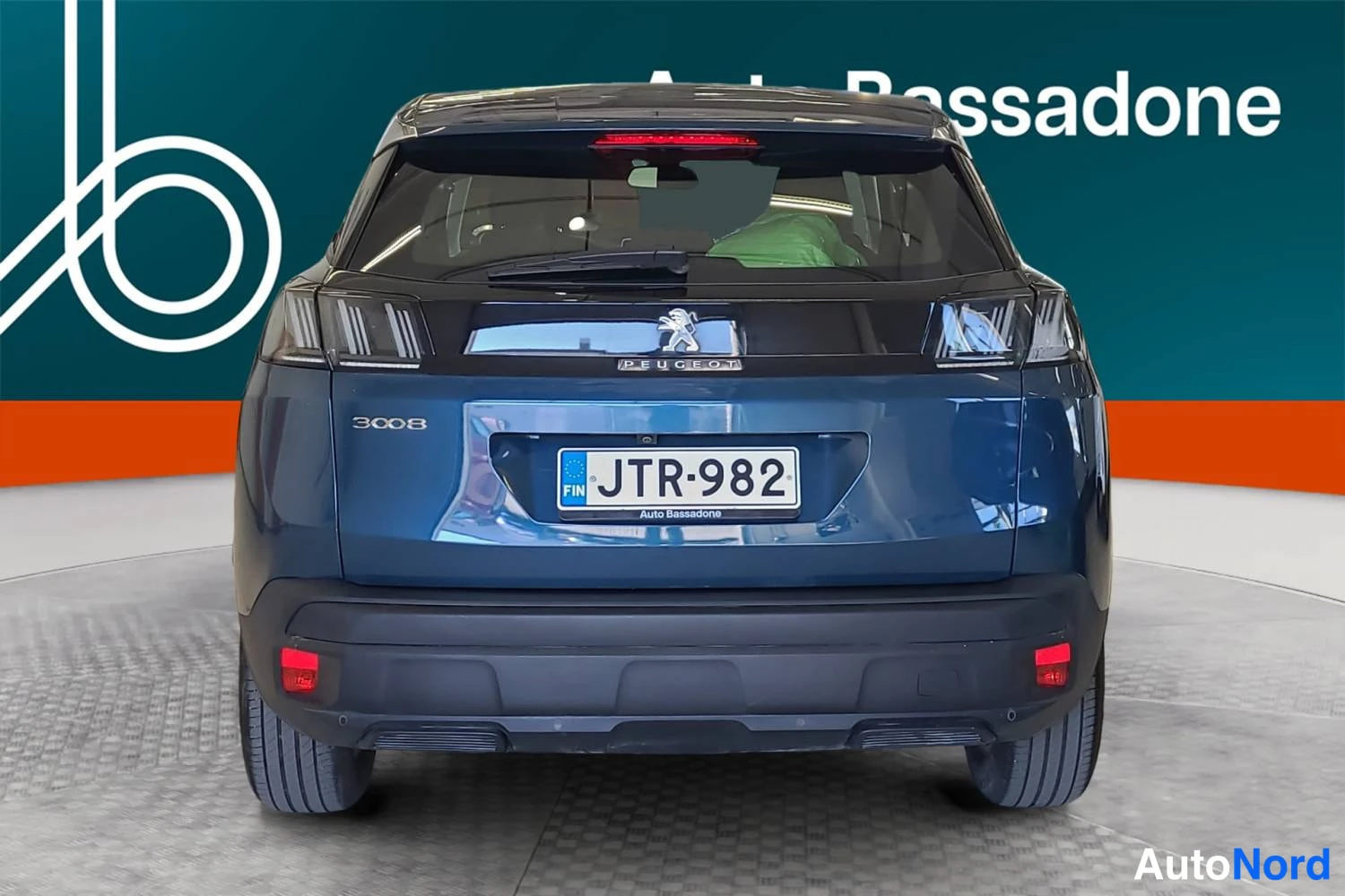 Sininen Peugeot 3008 2022, takaa, kuva 8