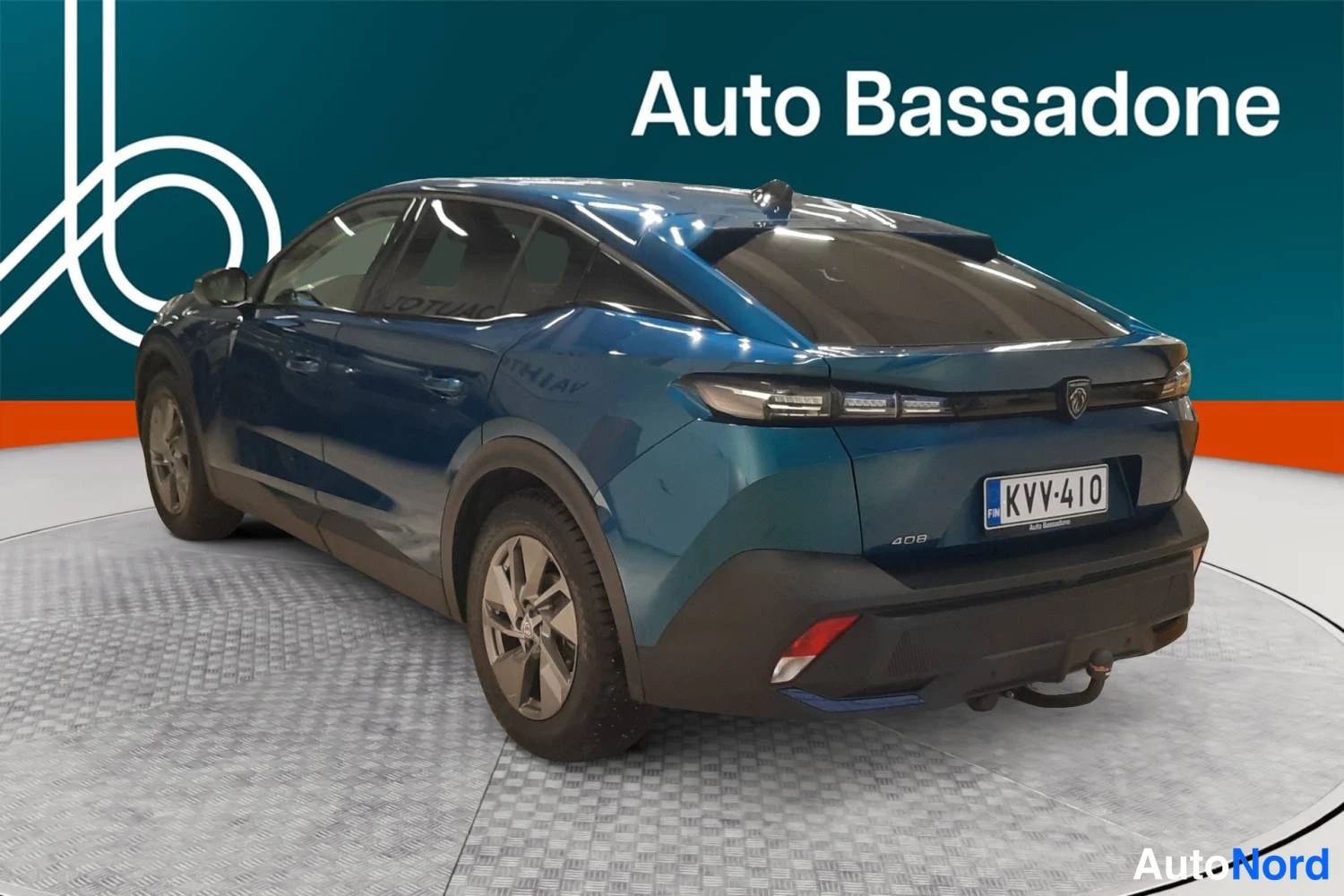 Sininen Peugeot 408 2024, takaviisto, kuva 8