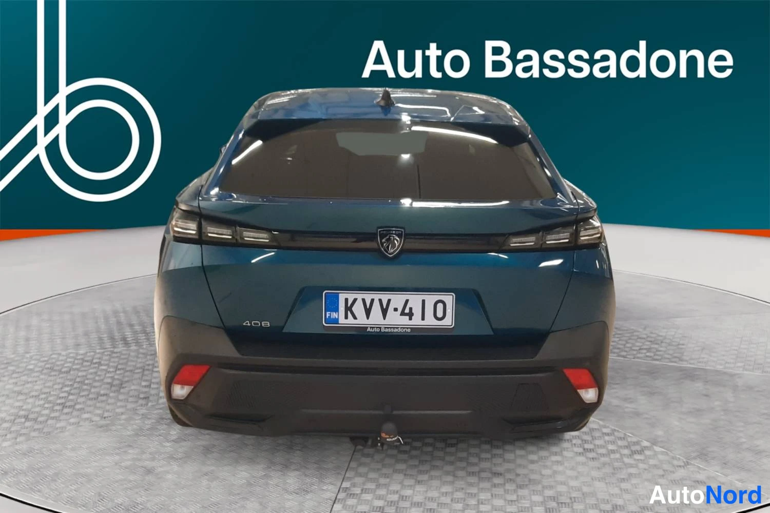 Sininen Peugeot 408 2024, takaa, kuva 9