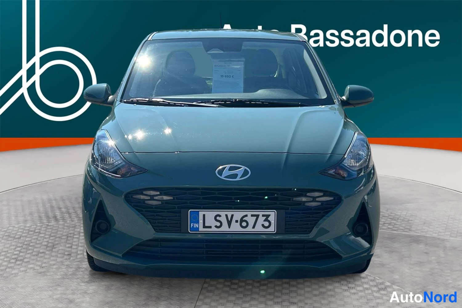Vihreä Hyundai I10 2024, edestä, kuva 3