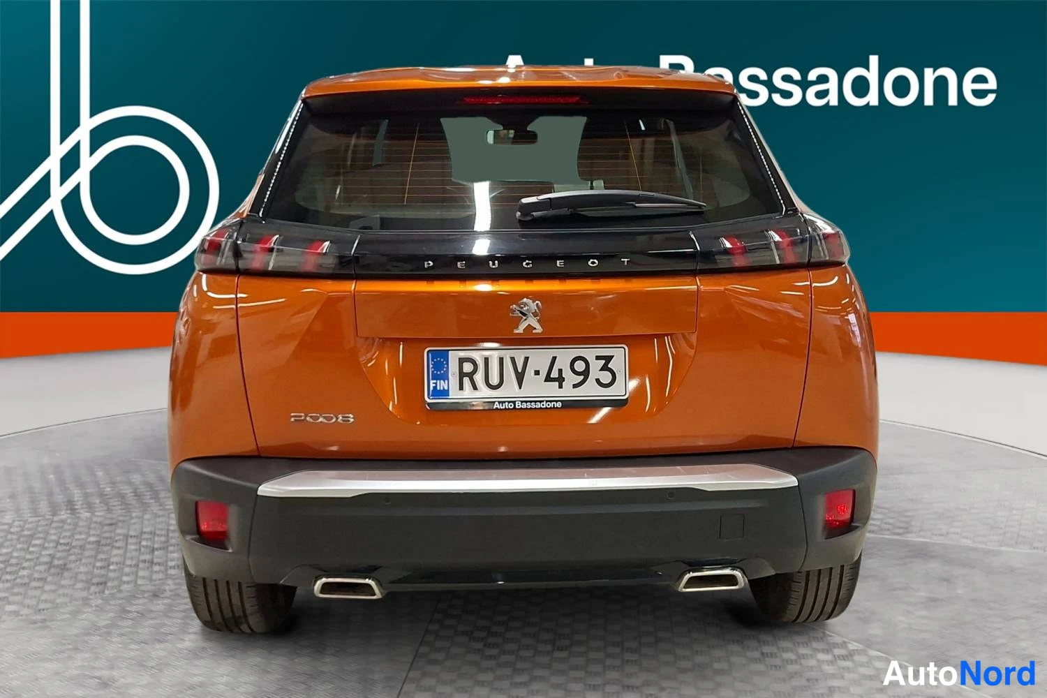 Oranssi Peugeot 2008 2023, takaa, kuva 8