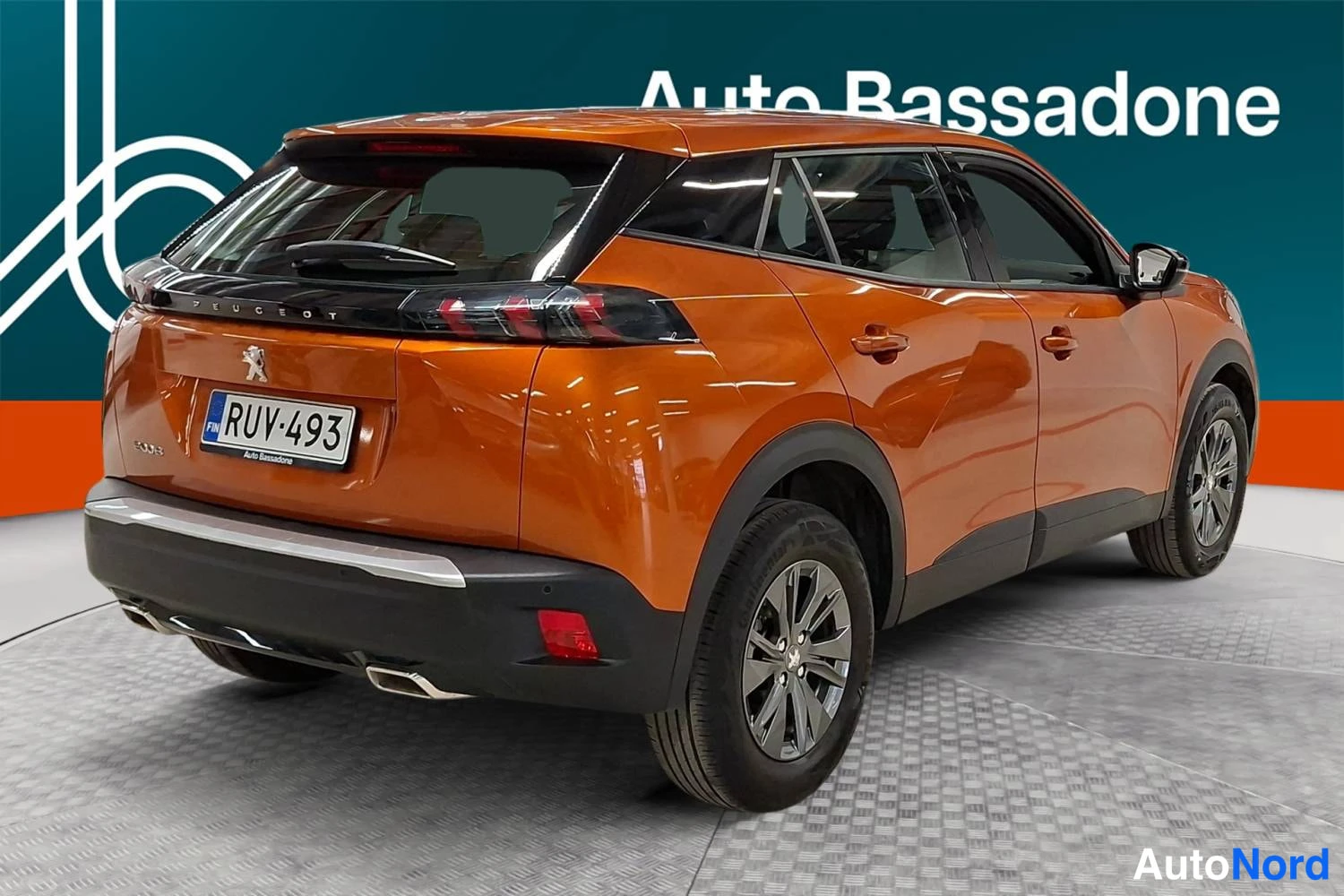 Oranssi Peugeot 2008 2023, takaviisto, kuva 7