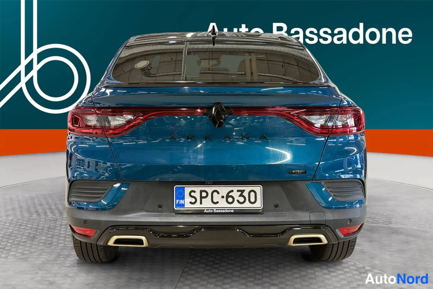 Sininen Renault Arkana E-Tech 2023, takaa, kuva 9