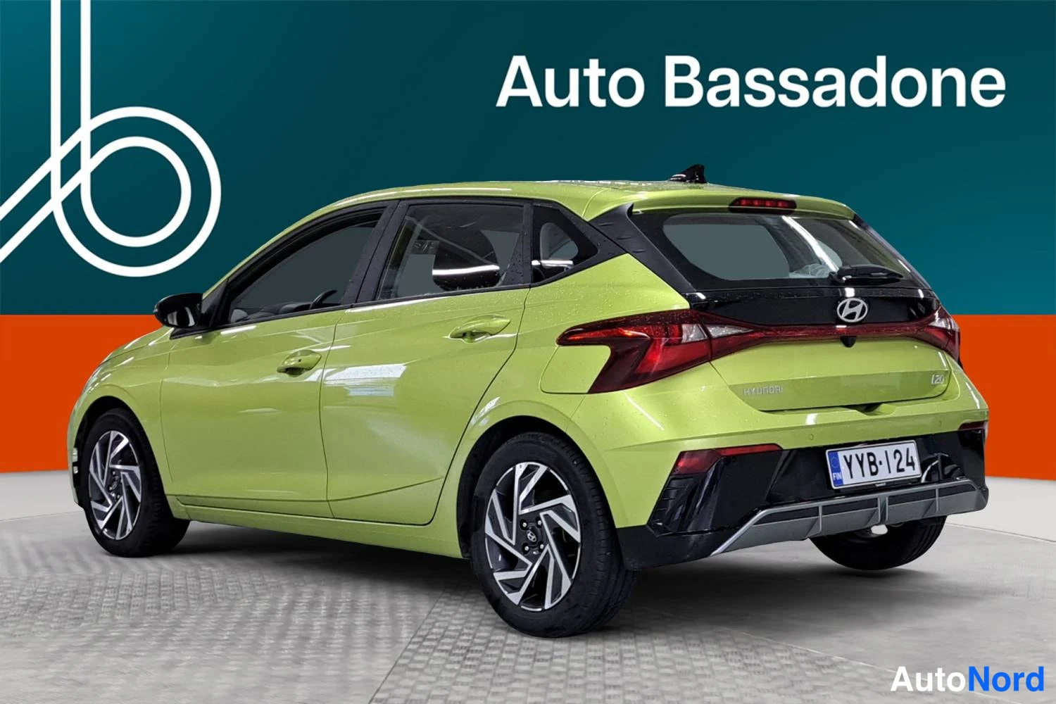 Vihreä Hyundai I20 2024, takaviisto, kuva 7