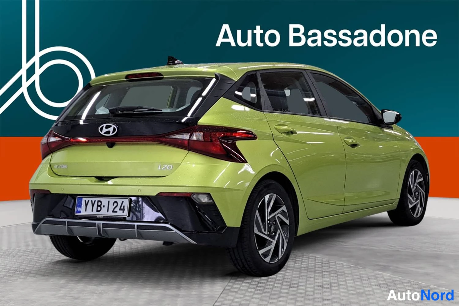 Vihreä Hyundai I20 2024, takaviisto, kuva 6