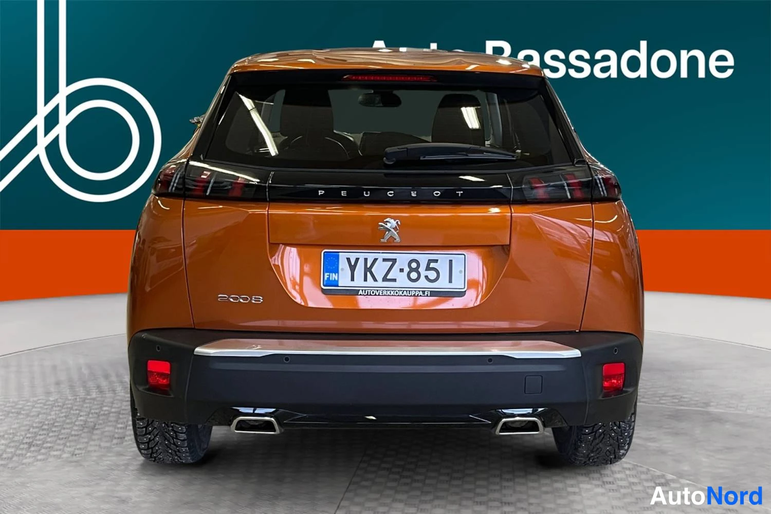 Oranssi Peugeot 2008 2022, takaa, kuva 6
