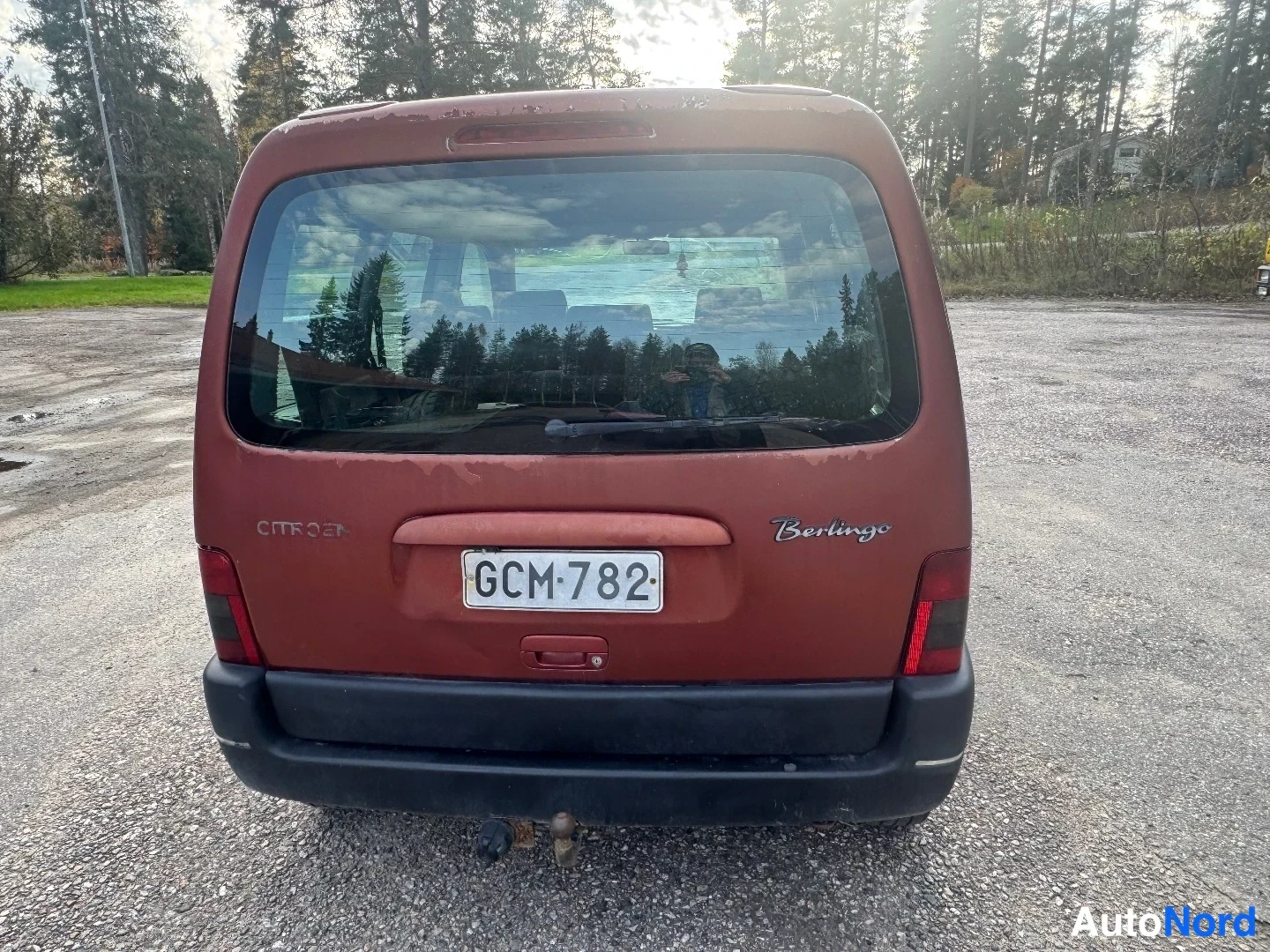 Oranssi Citroen Berlingo 1998, takaa, kuva 8