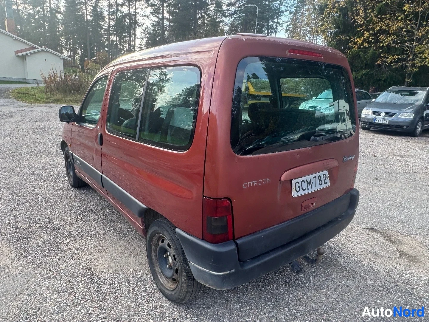 Oranssi Citroen Berlingo 1998, takaviisto, kuva 7