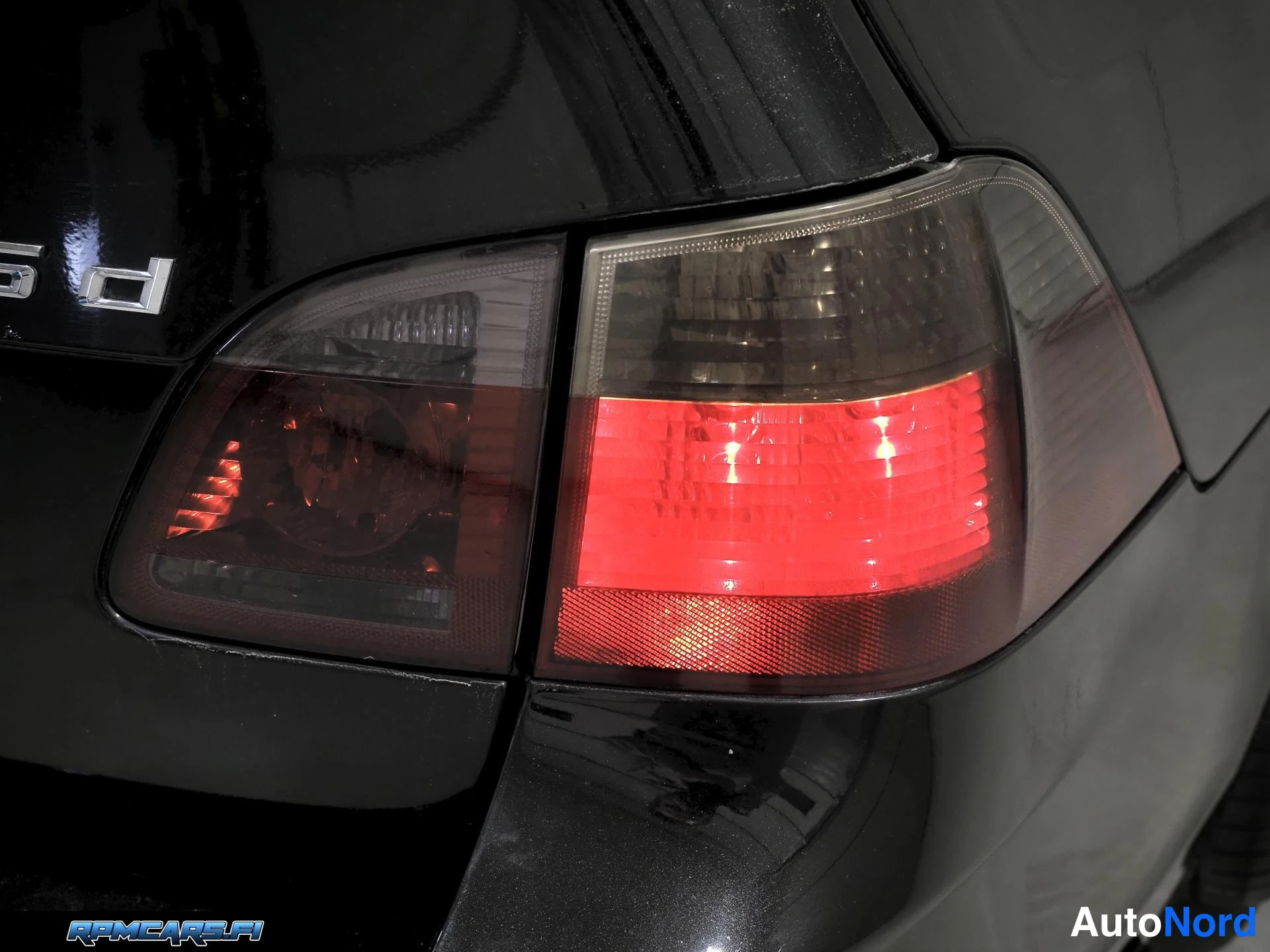 Musta BMW 535d 2005, takaa, kuva 14