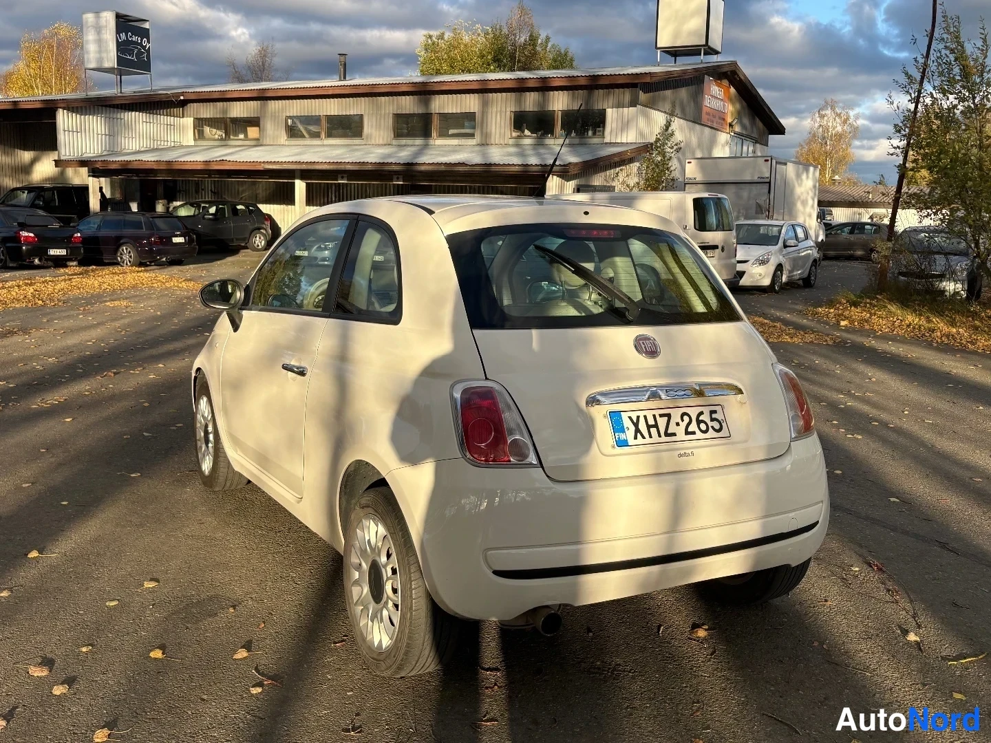 Valkoinen Fiat 500 2012, takaviisto, kuva 6
