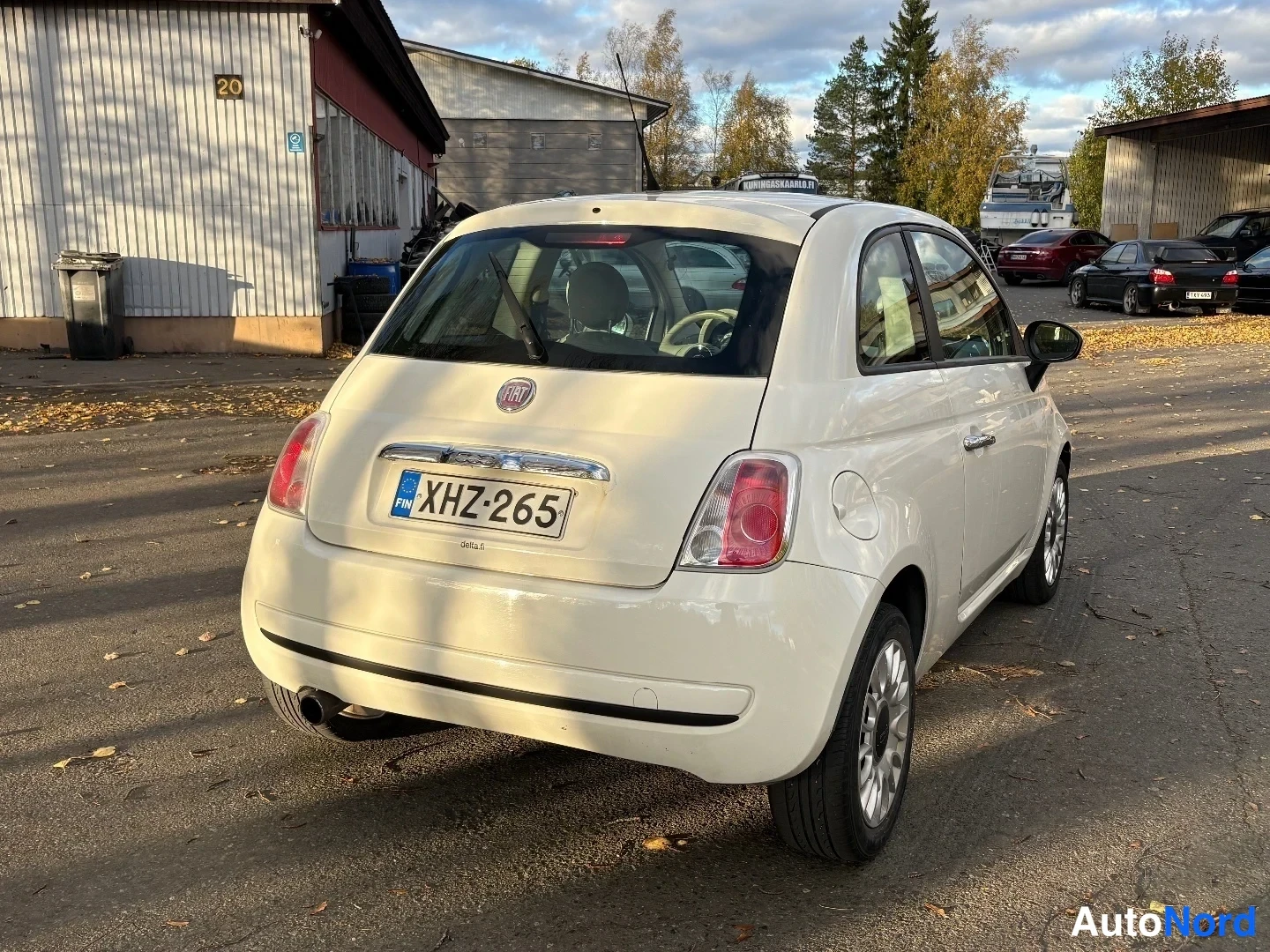 Valkoinen Fiat 500 2012, takaviisto, kuva 7