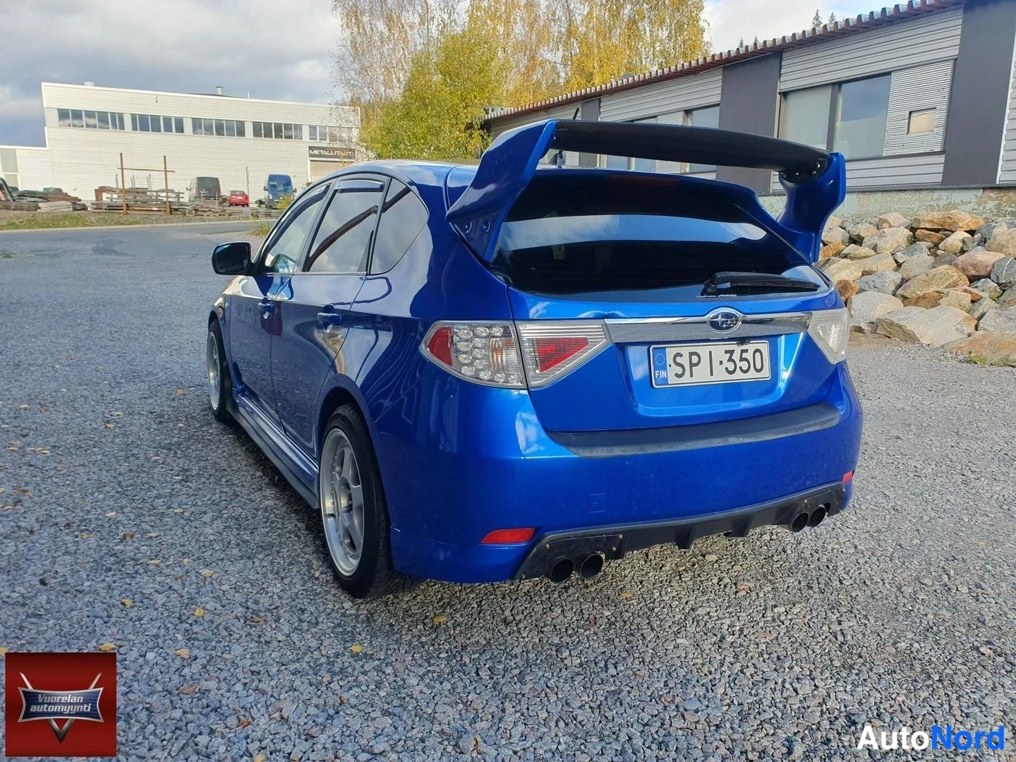 Sininen Subaru Impreza 2008, takaviisto, kuva 5