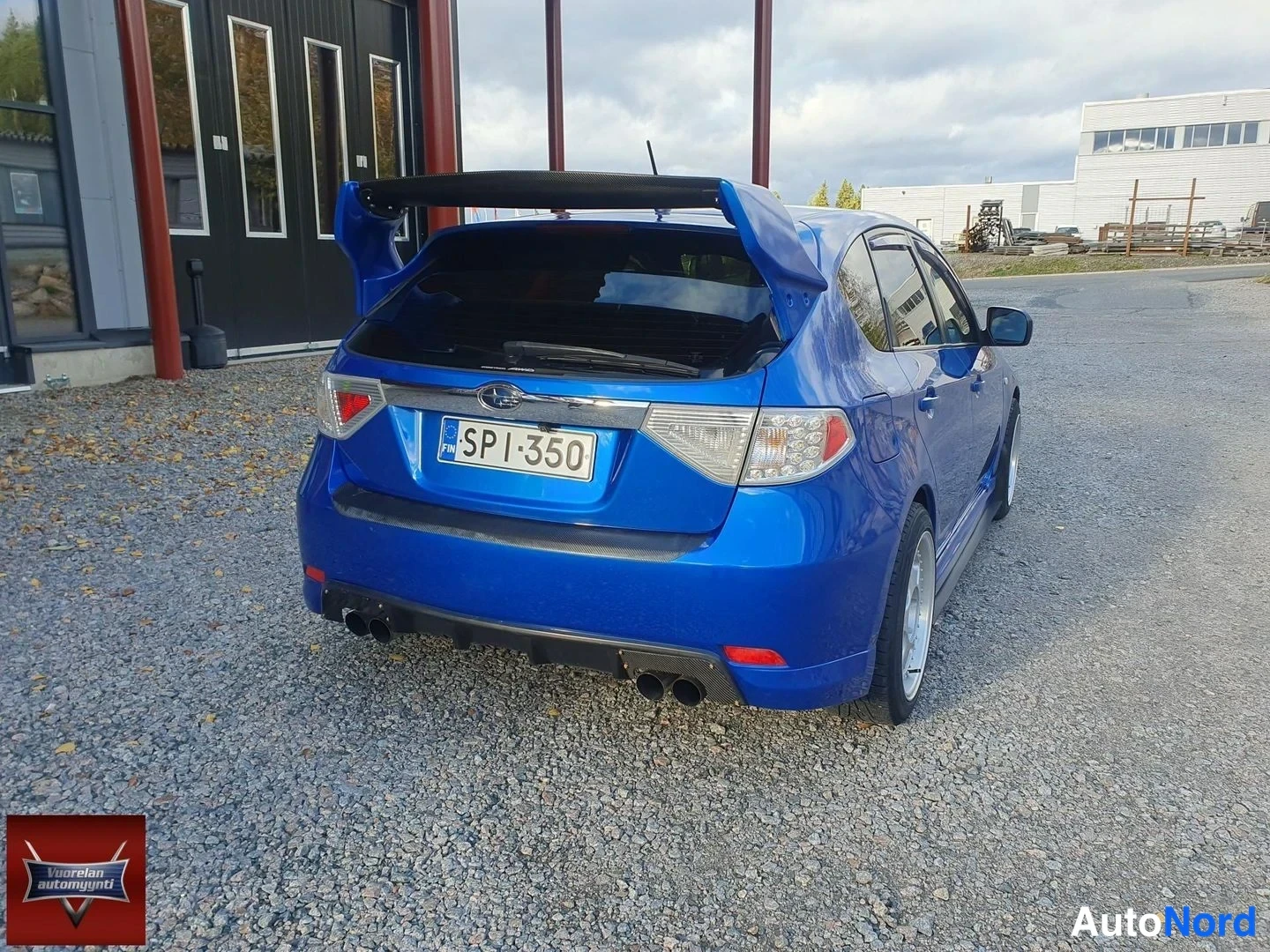 Sininen Subaru Impreza 2008, takaviisto, kuva 6
