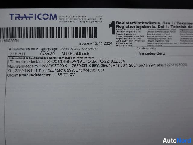 Hopea Mercedes-Benz 320 CDI 2006, asiakirja, kuva 36