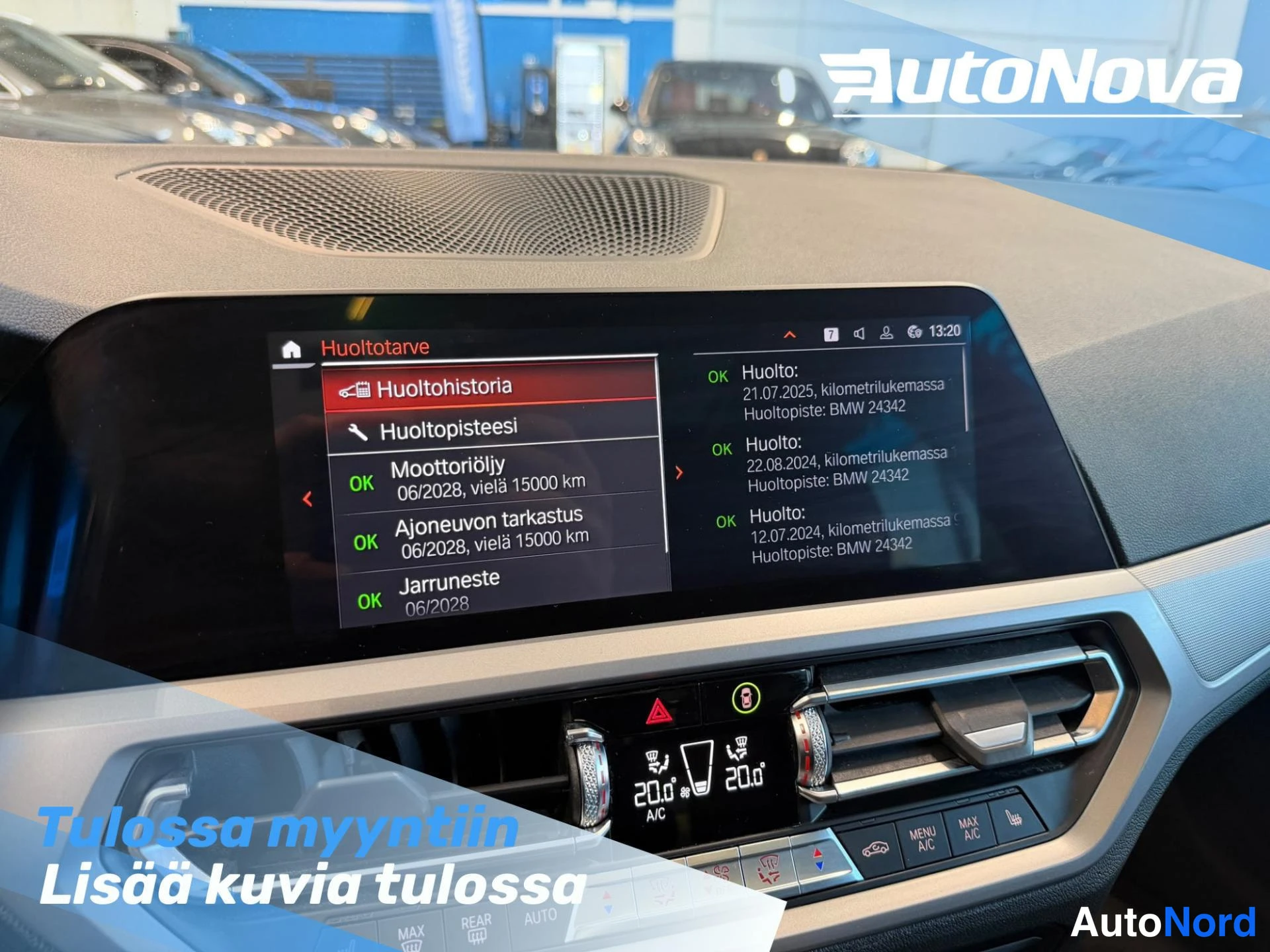 Valkoinen BMW 318d 2020, kuva 6