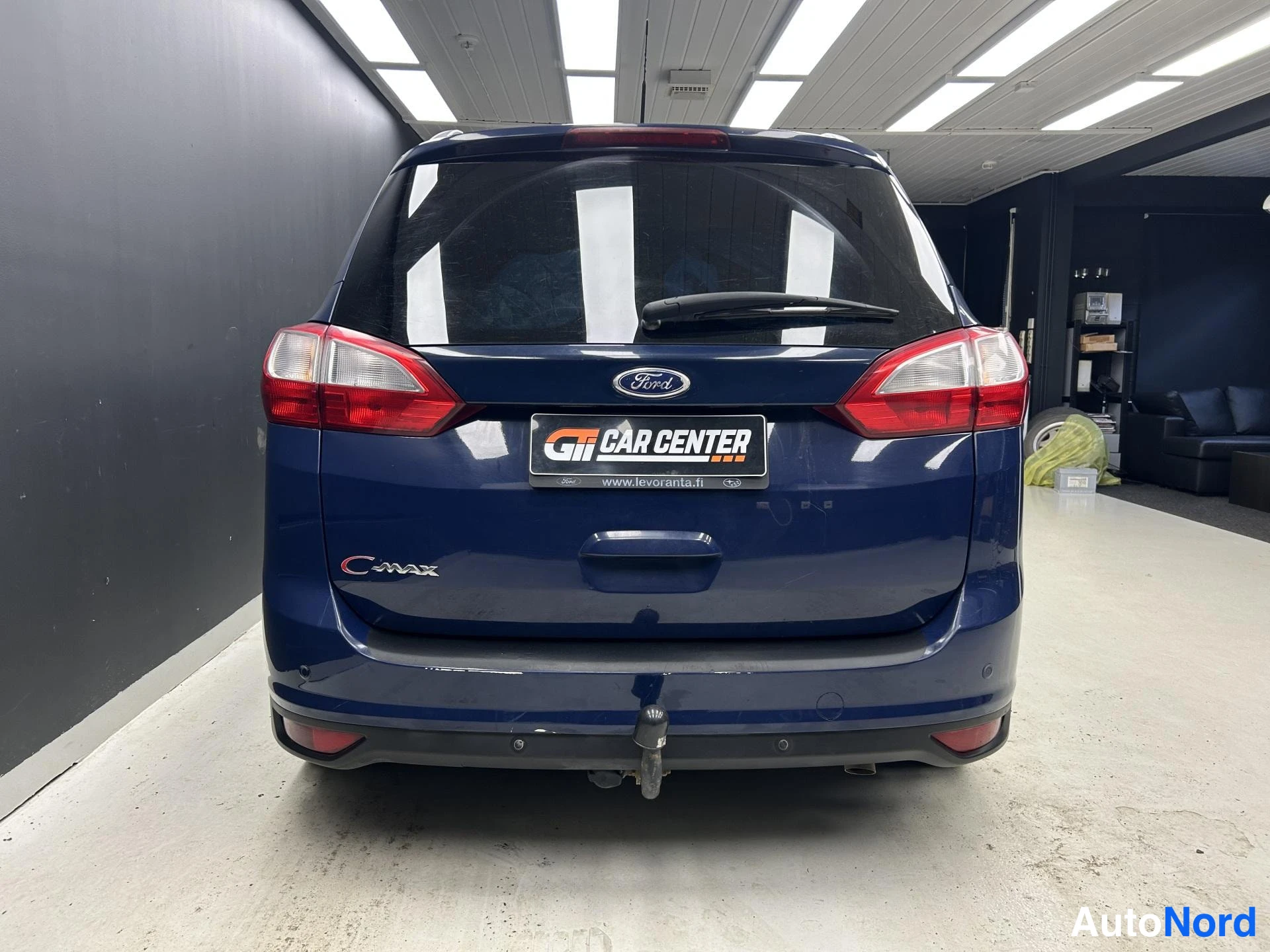 Sininen Ford C-MAX 2013, takaa, kuva 7