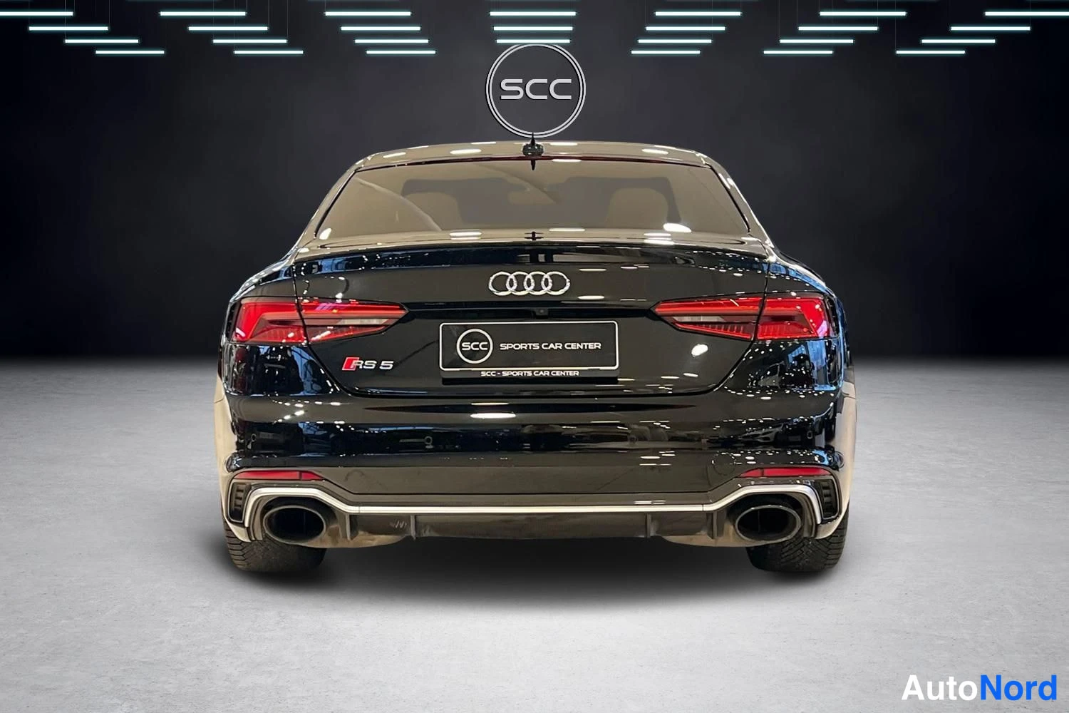 Musta Audi Coupé 2018, takaa, kuva 5