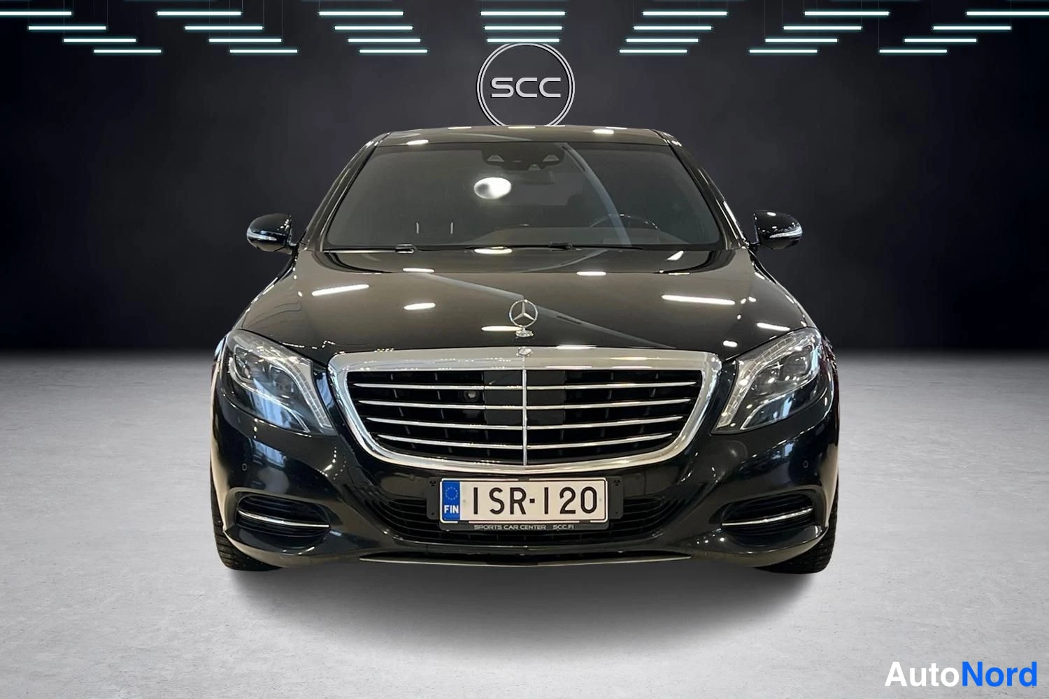Musta Mercedes-Benz S-Class 2016, edestä, kuva 3