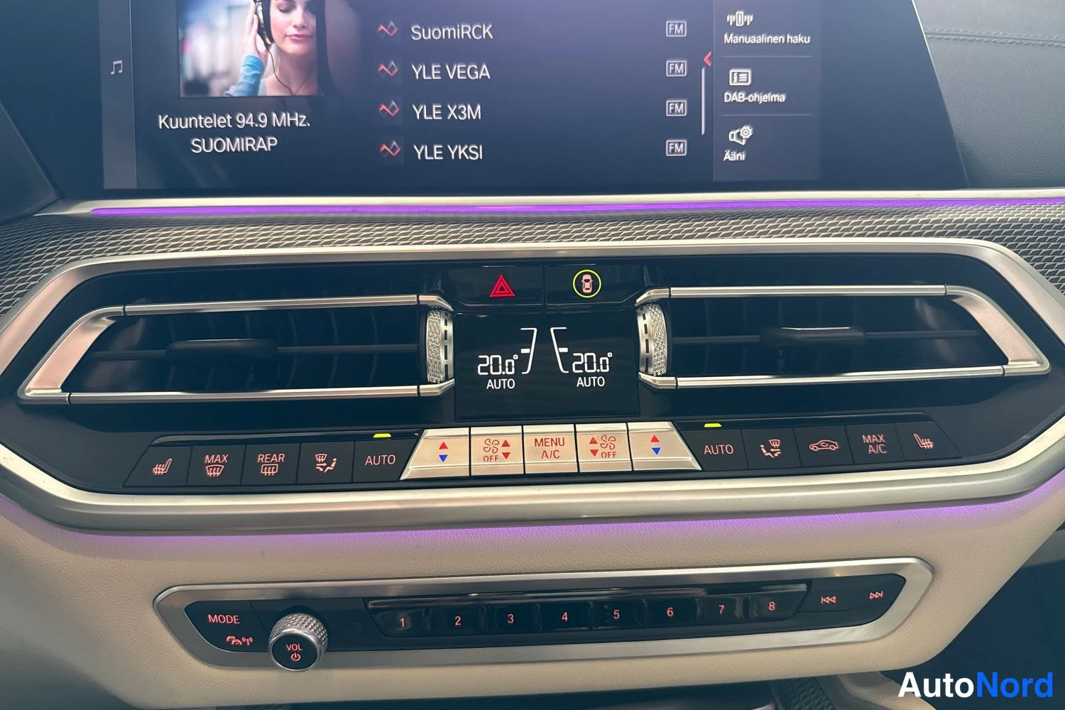 Valkoinen BMW X6 2021, yksityiskohta, kuva 15