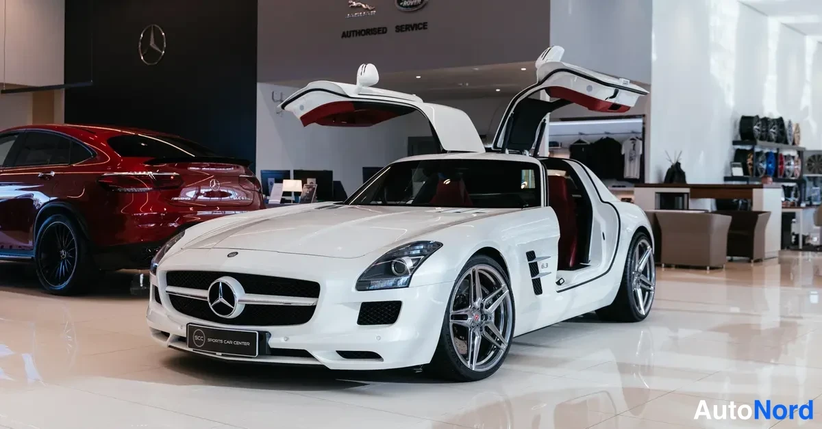 Punainen Mercedes-Benz SLS AMG 2010, kuva 30