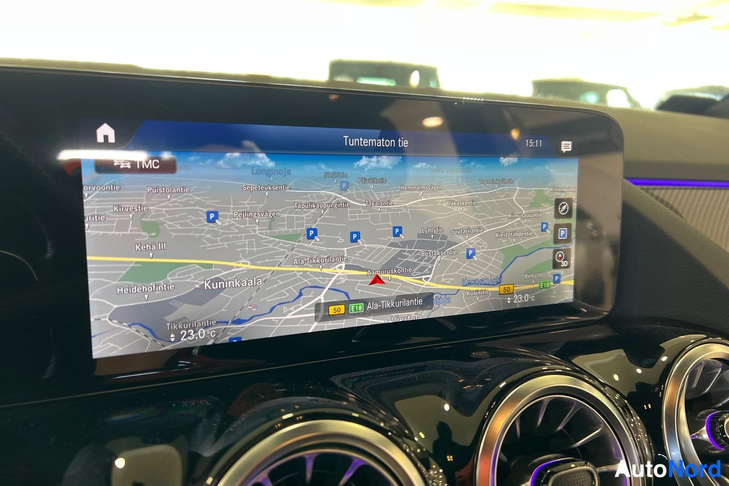 Harmaa Mercedes-Benz GLA 2023, yksityiskohta, kuva 17