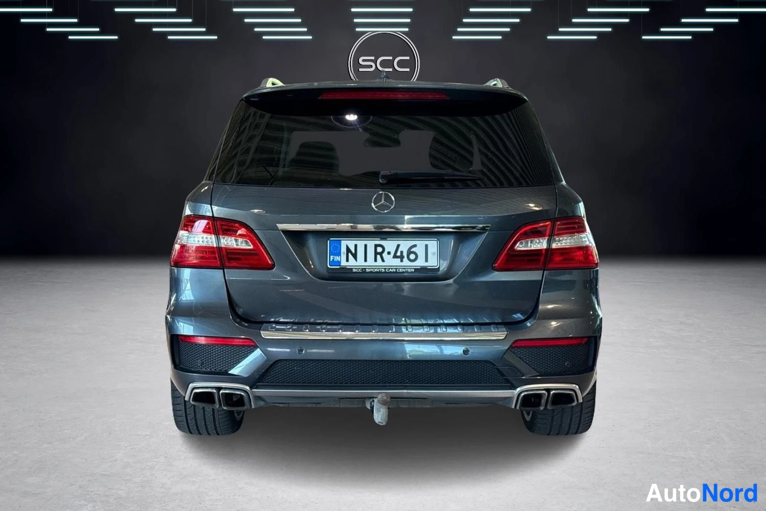 Harmaa Mercedes-Benz ML 2012, takaa, kuva 5