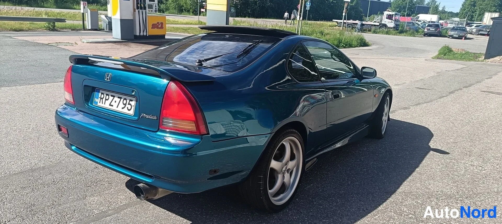 Sininen Honda Prelude 1995, takaviisto, kuva 10