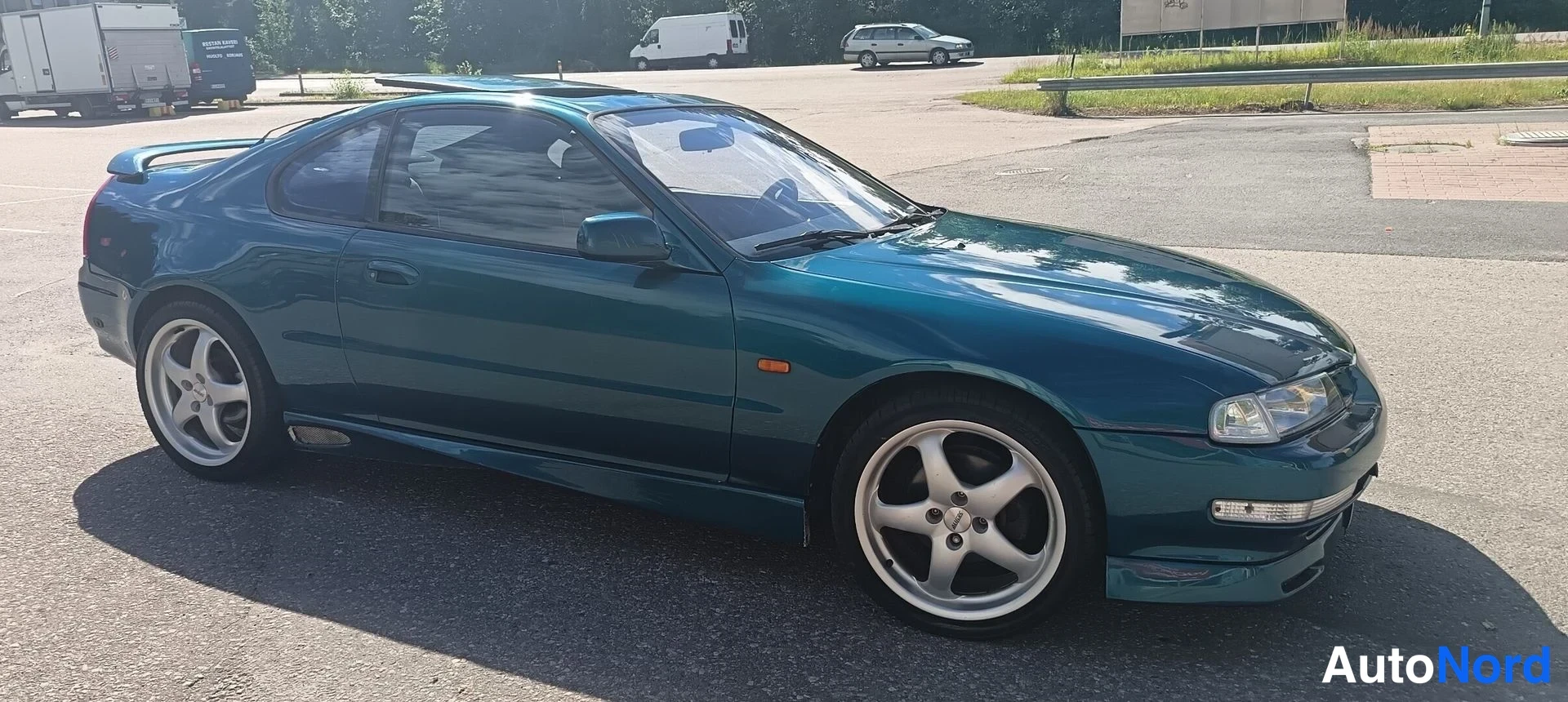 Sininen Honda Prelude 1995, etuviisto, keula vasemmalle, kuva 7