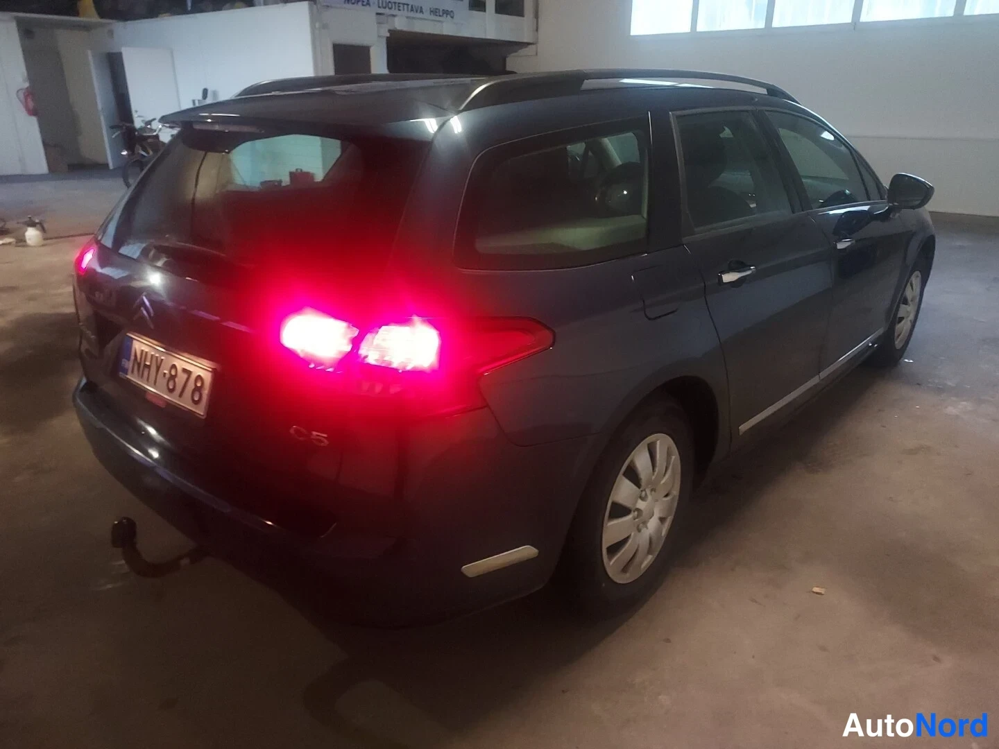 Harmaa Citroen C5 2012, takaviisto, kuva 8