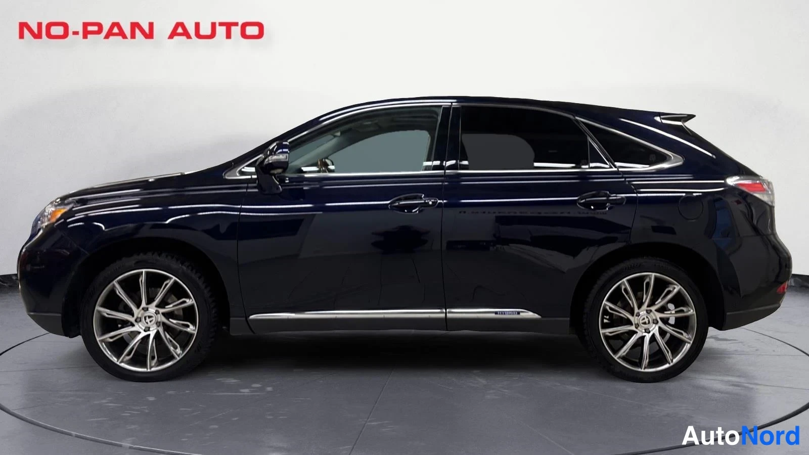Sininen Lexus RX 450h 2009, sivulta, kuva 4