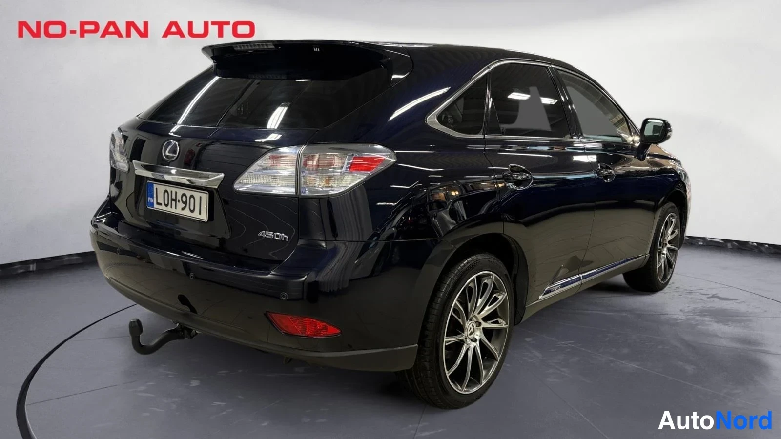 Sininen Lexus RX 450h 2009, takaviisto, kuva 8