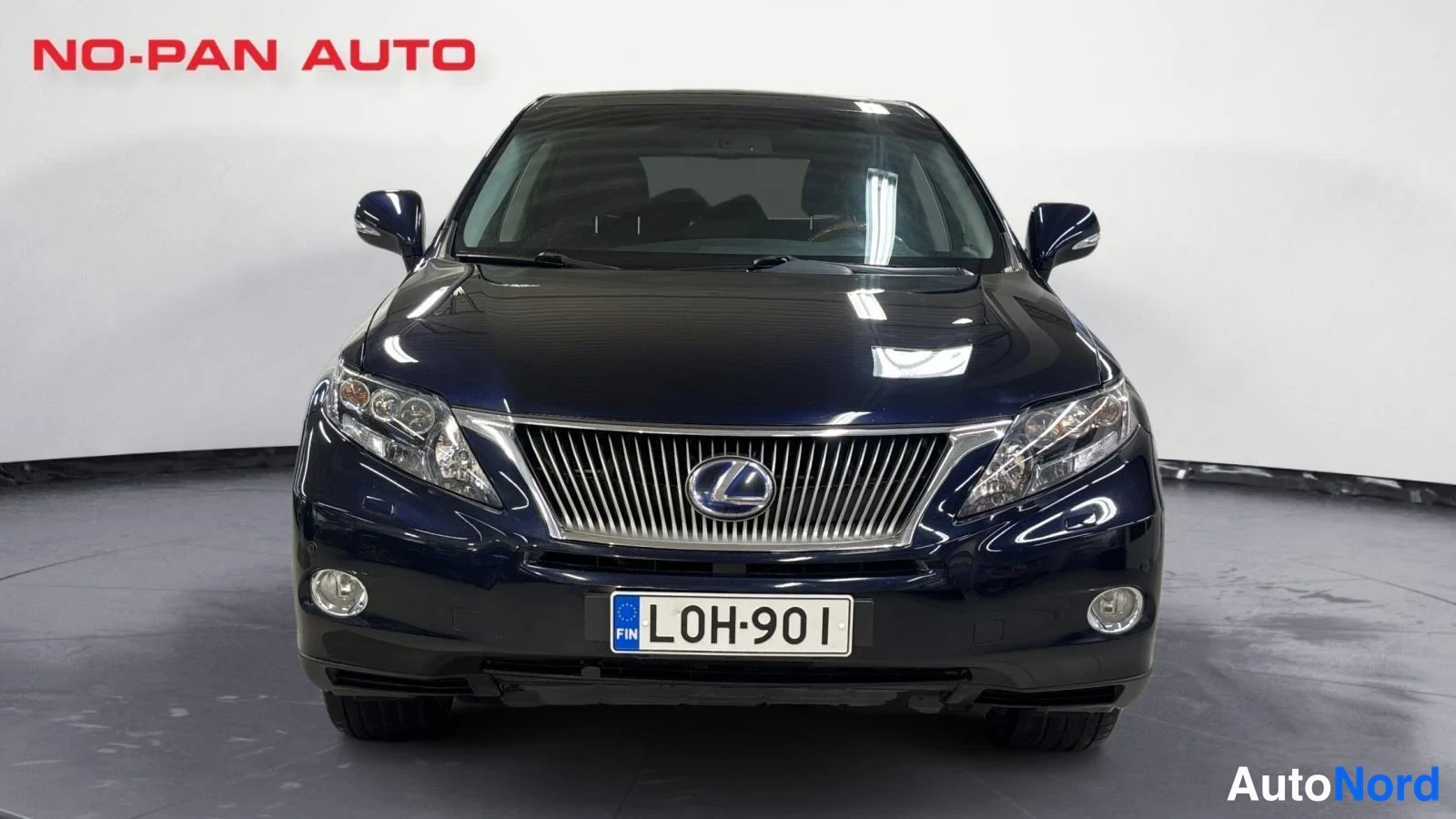 Sininen Lexus RX 450h 2009, edestä, kuva 3