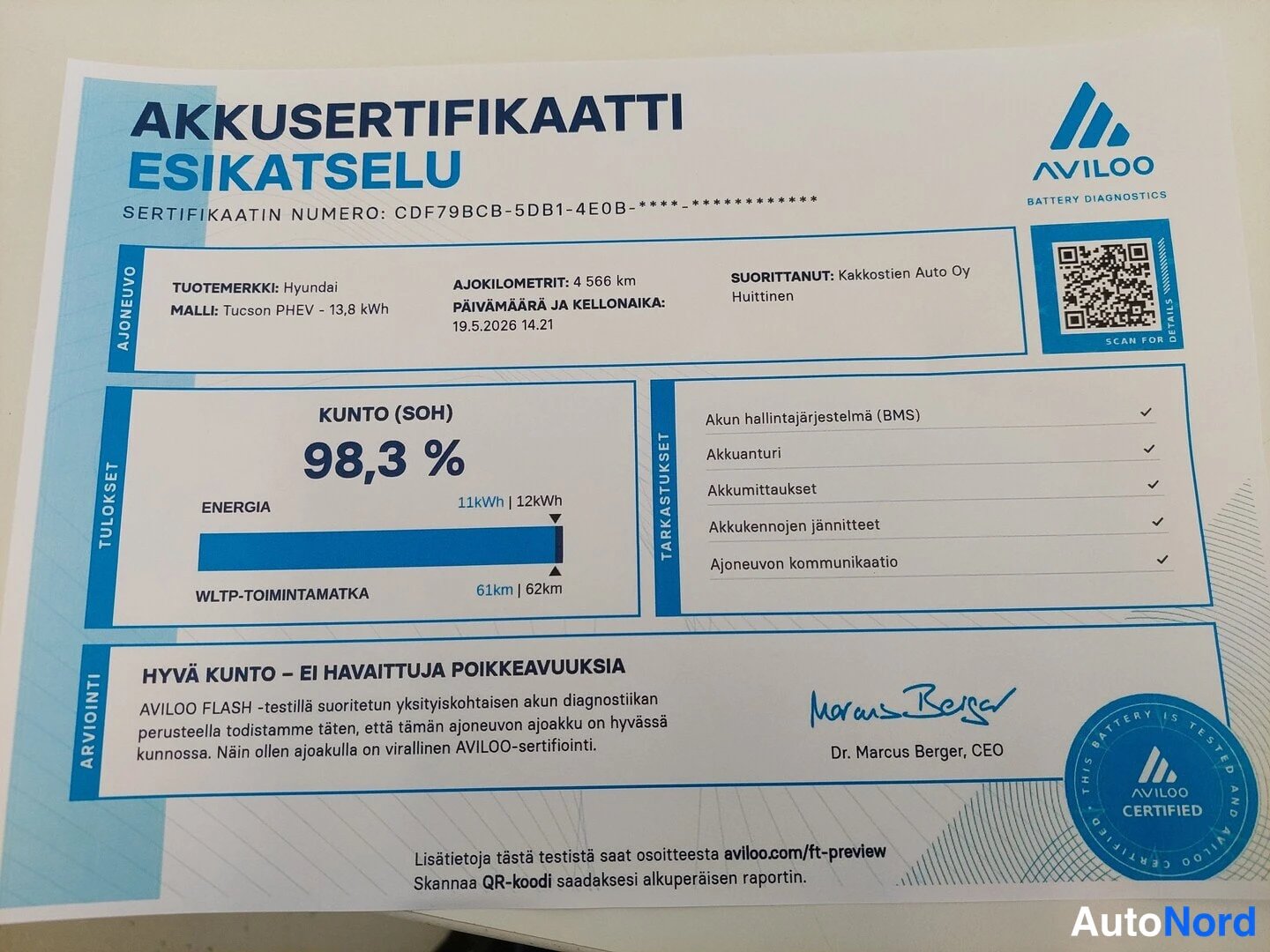 Valkoinen Hyundai Tucson 2022, kuva 22