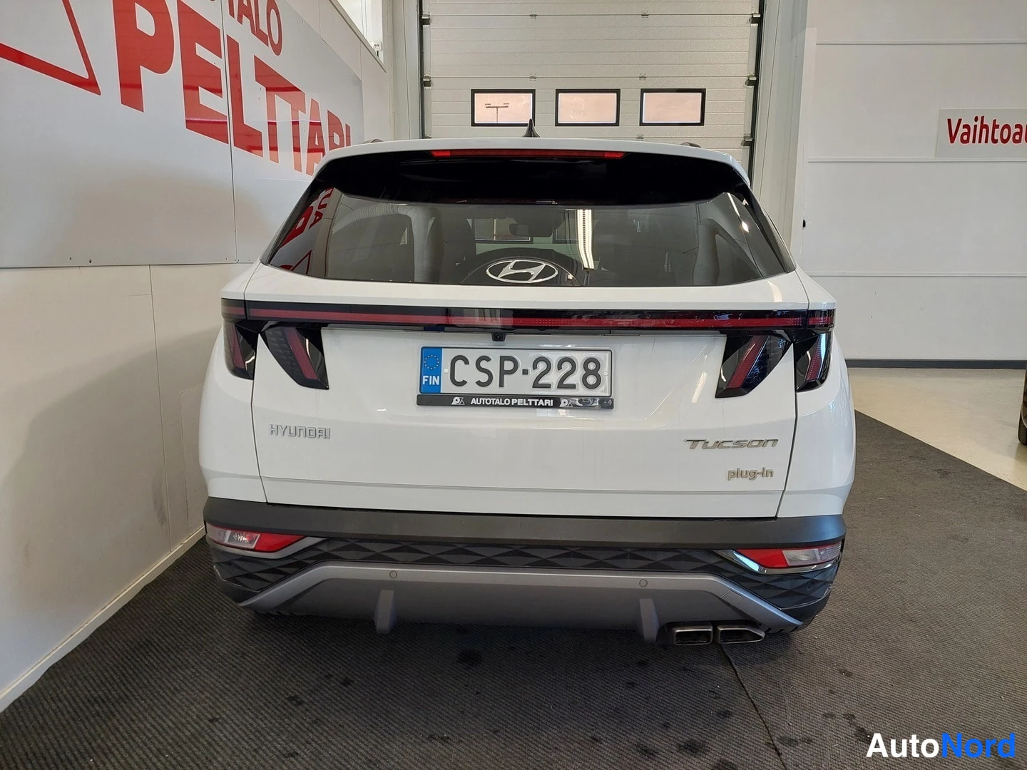 Valkoinen Hyundai Tucson 2022, takaa, kuva 8