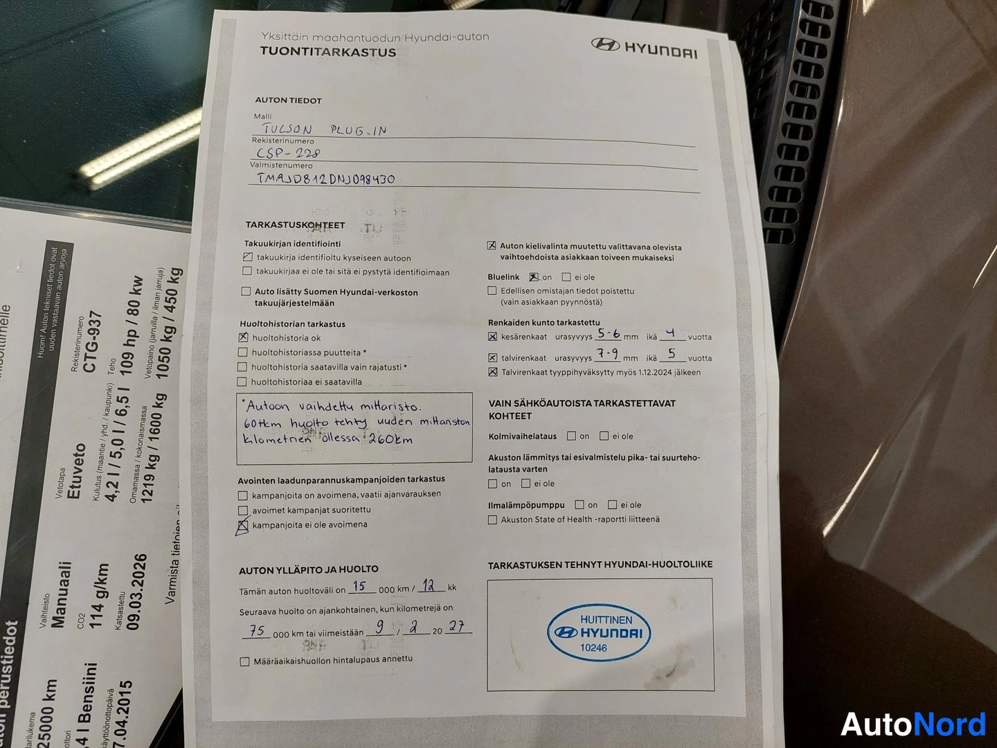 Valkoinen Hyundai Tucson 2022, kuva 28