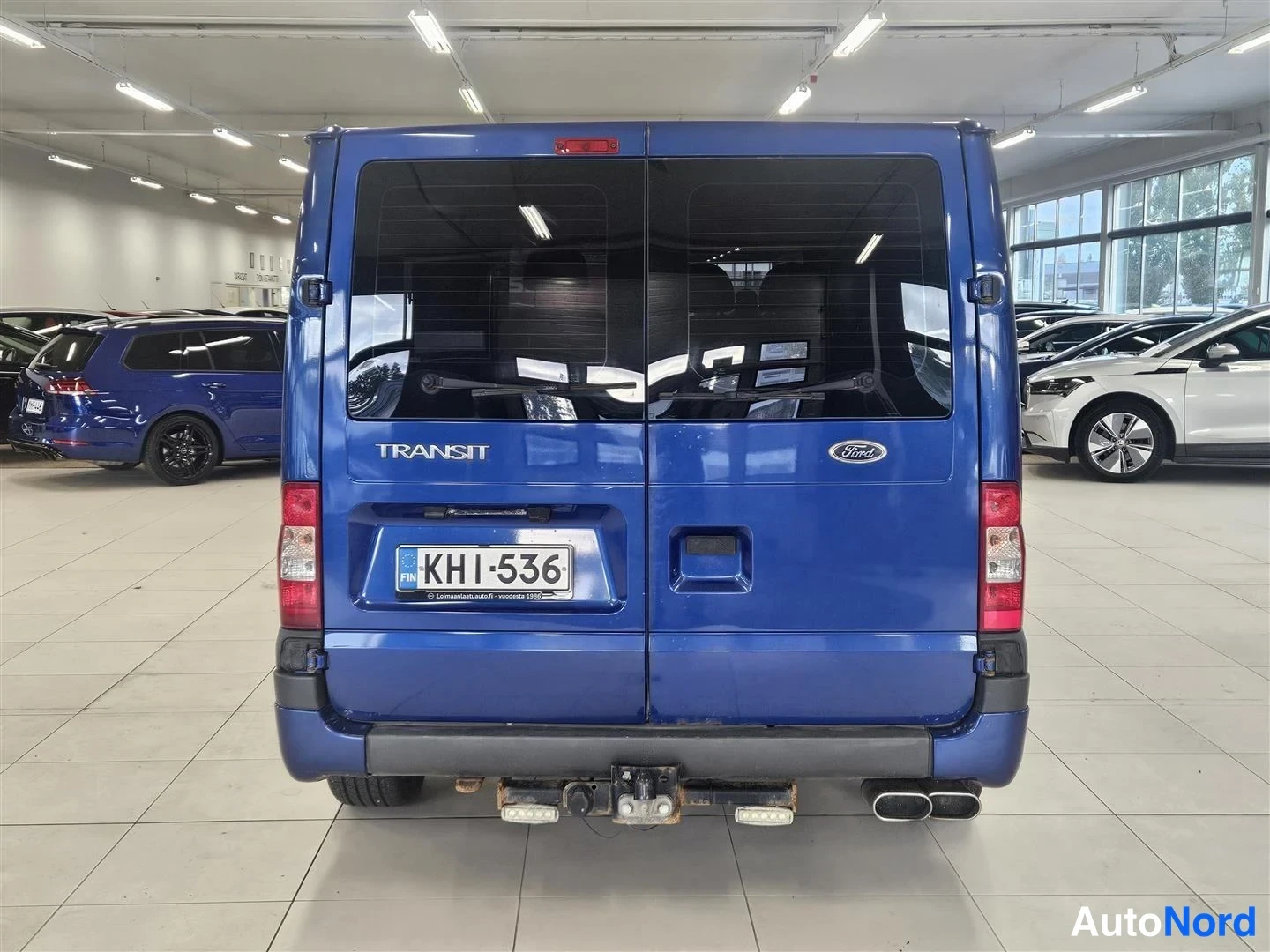 Sininen Ford Transit 2008, takaa, kuva 8