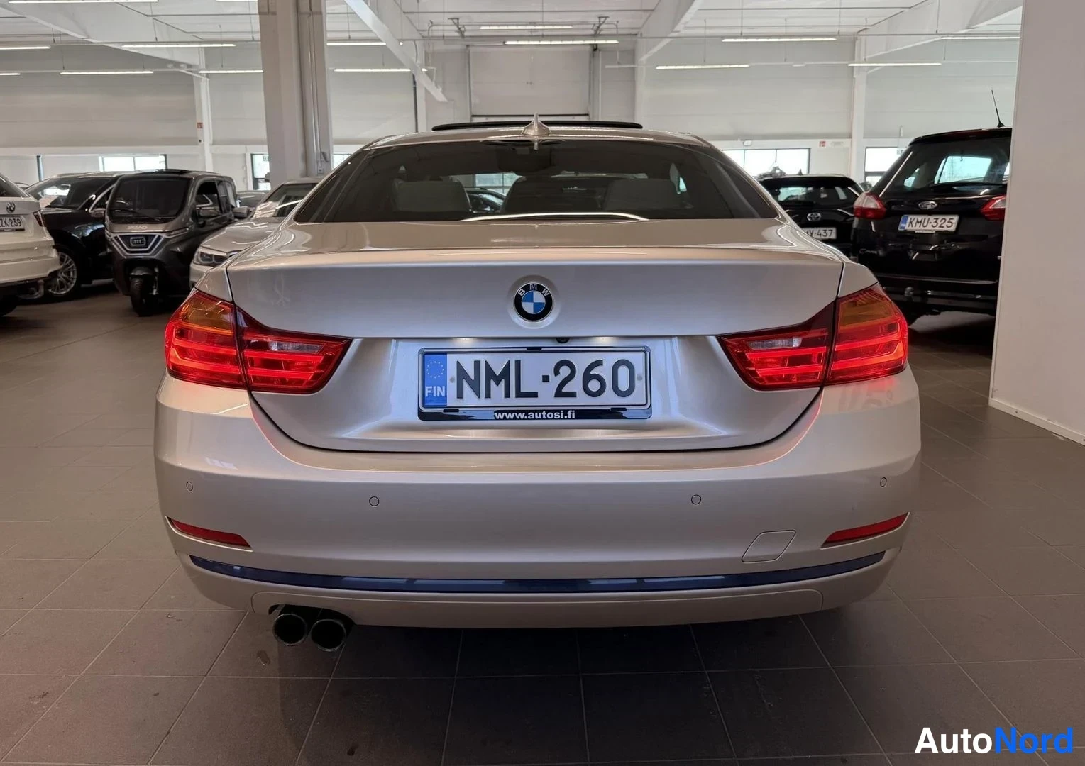 Beige BMW 435d xDrive 2014, takaa, kuva 6